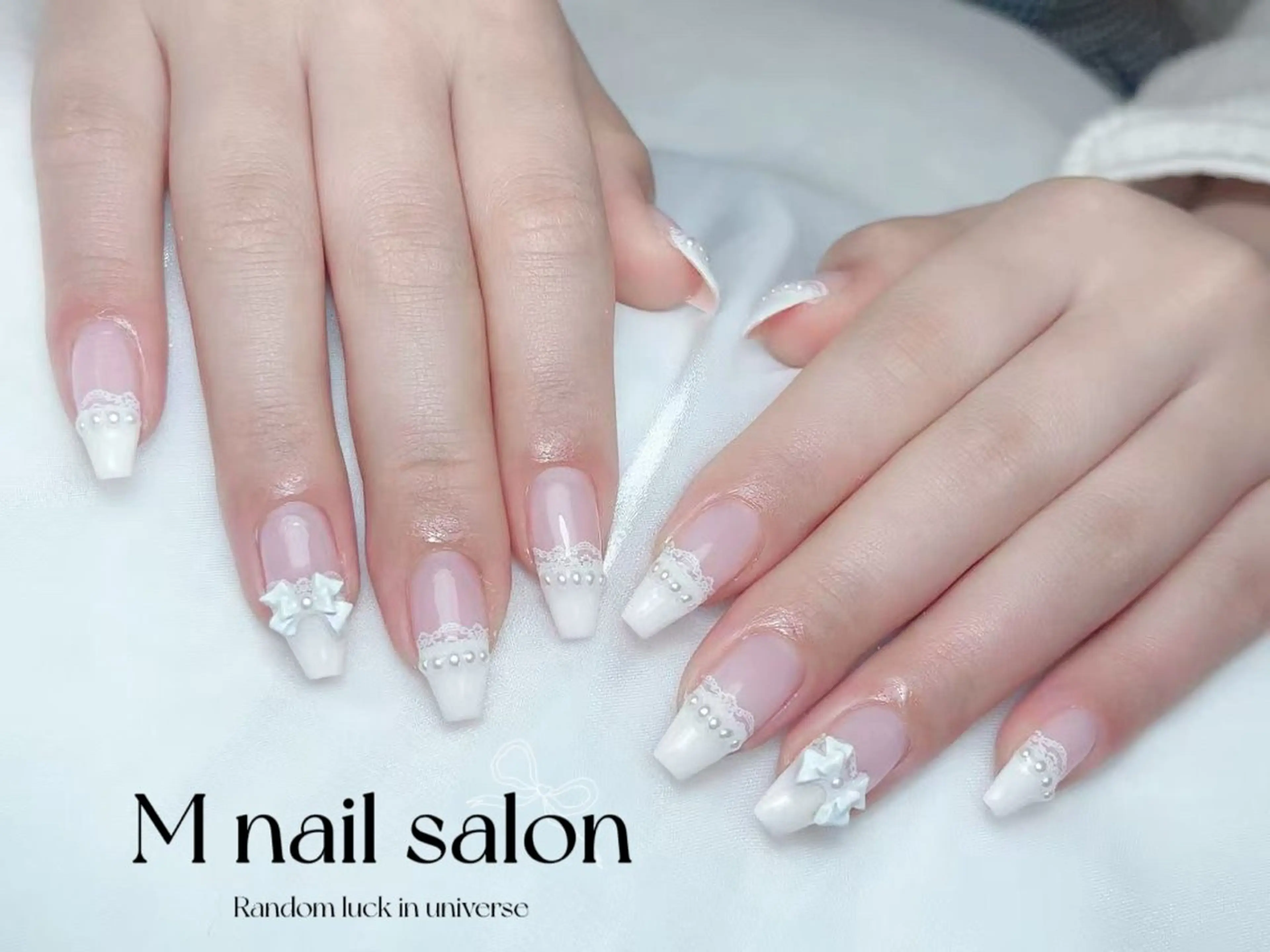 ネイル ハンドネイル M🌷nail 長さだし専門店のネイルデザイン