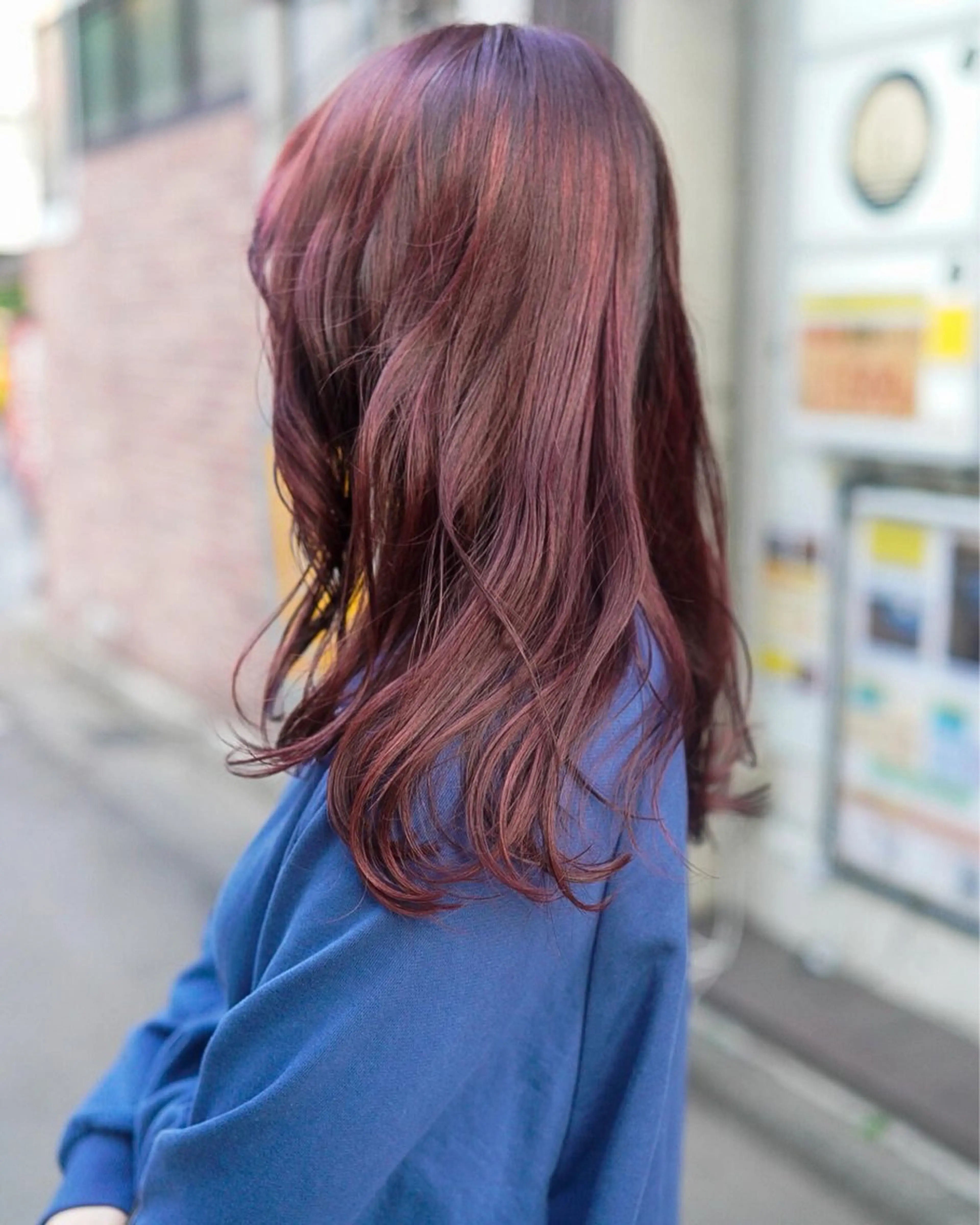 セミロング カラー 千葉 慎也のヘアスタイル