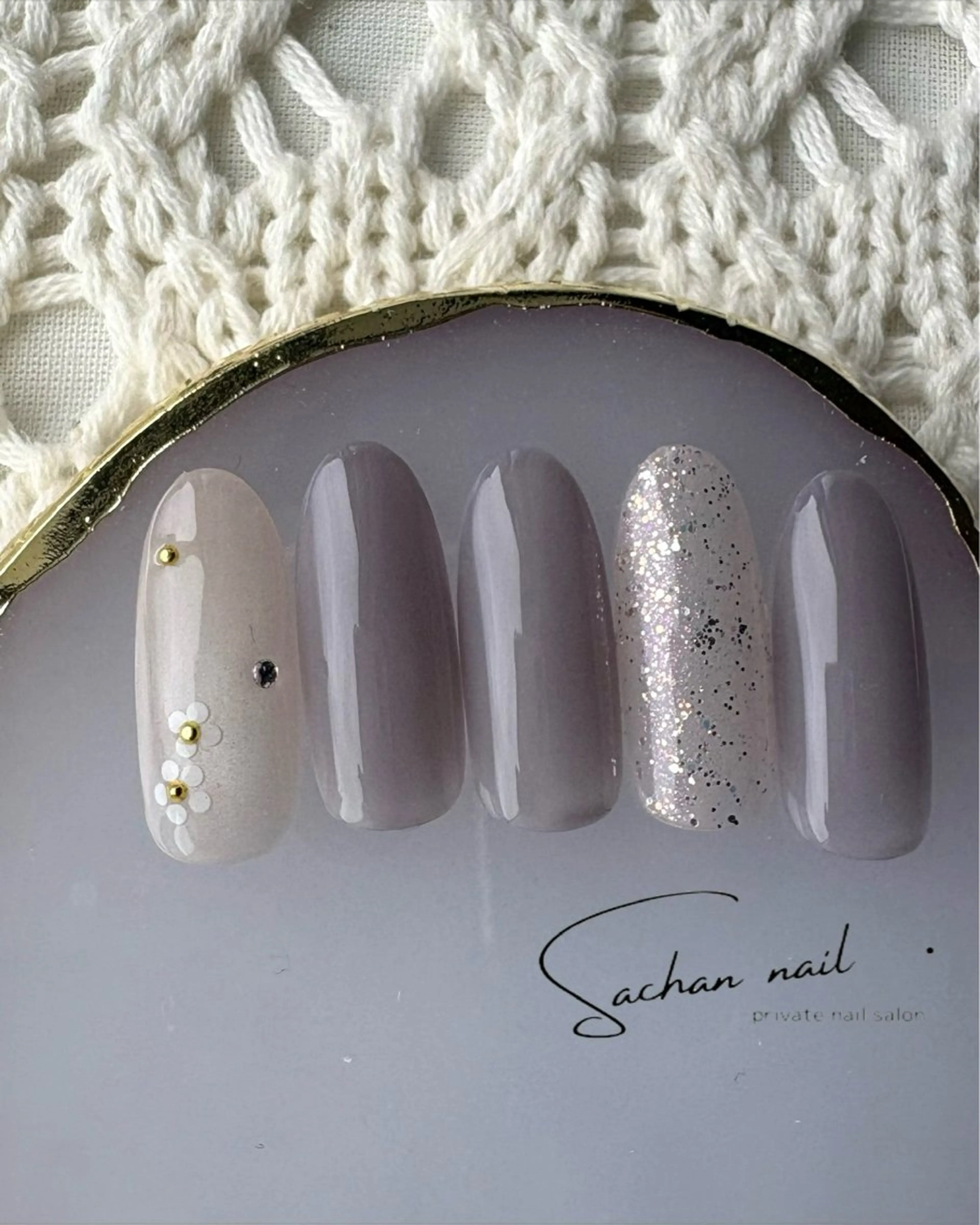 ネイル フラワーネイル マグネットネイル ハンドネイル Sukegawa Satsukiのネイルデザイン