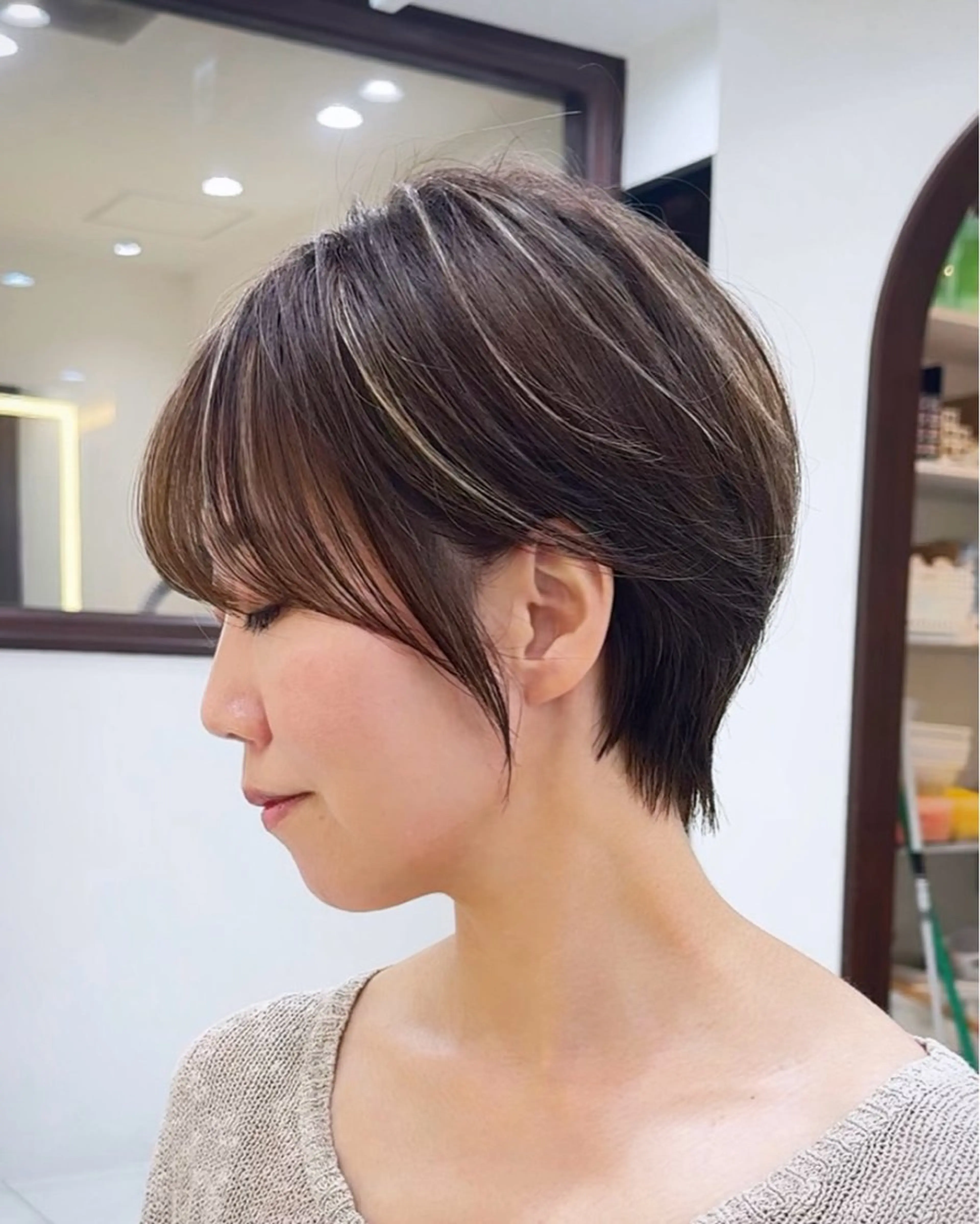 ショート カラー ハイライトカラー ハイライト ショートヘア Miyu’s渋谷所属・ショート/ハイライト 無料‼️愛斗のヘアスタイル