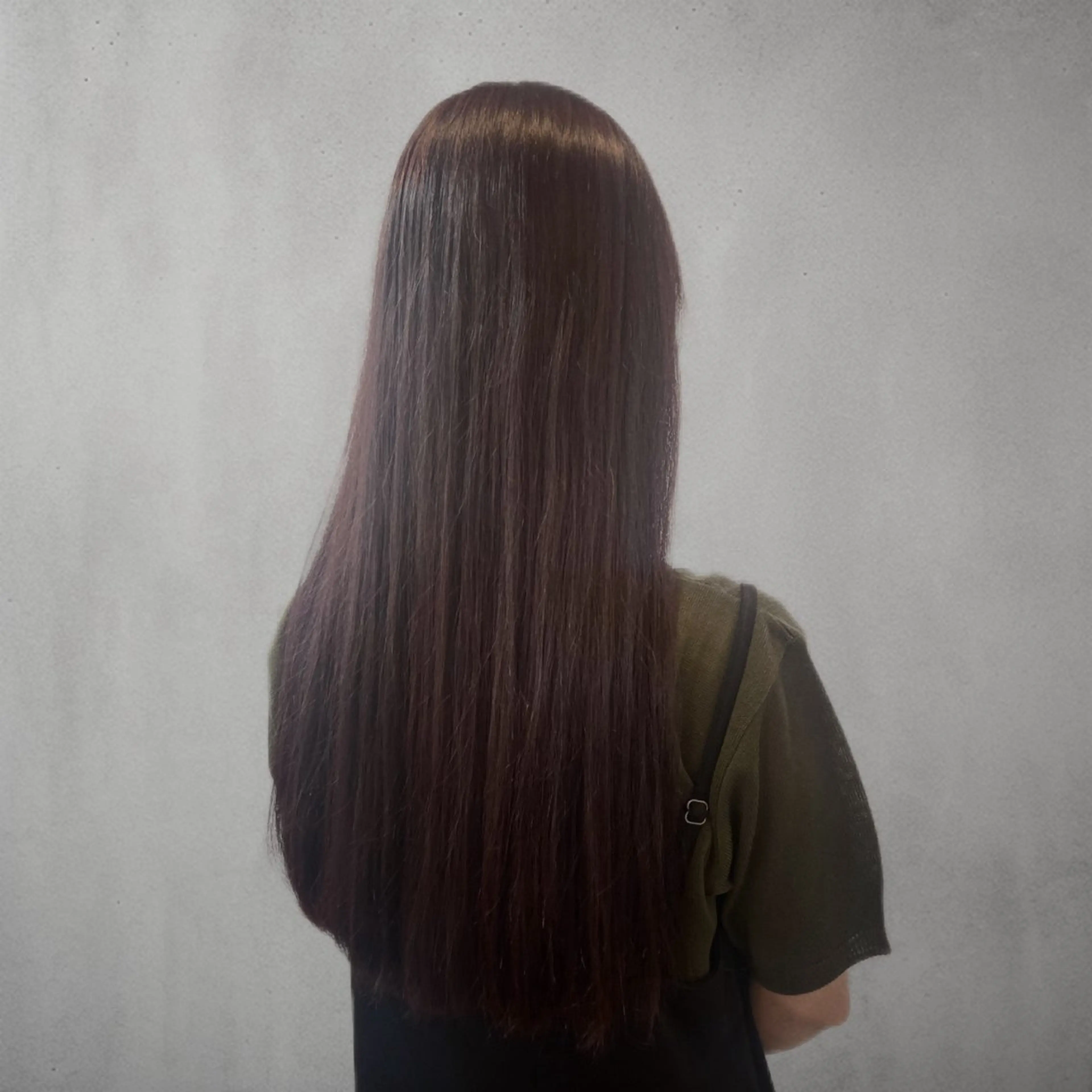 ロング カラー ブリーチ ラベンダーカラー ラベンダーピンク ブリーチなしカラー ピンクカラー 金田 晏栞のヘアスタイル