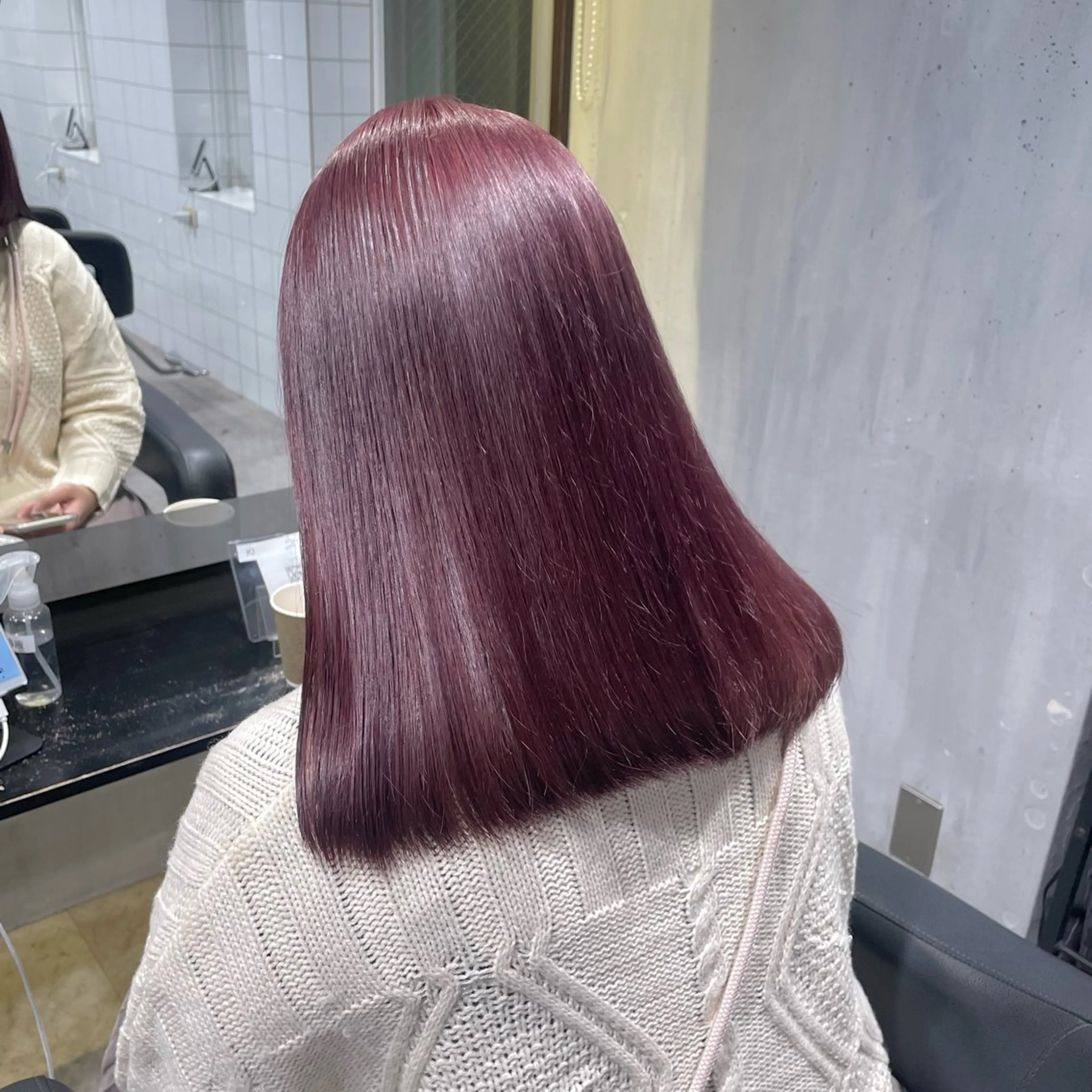 ミディアム カラー ヘアカラー トリートメント ヘッドスパ 🐺メンズパーマ の達人　あさひ🐺のヘアスタイル