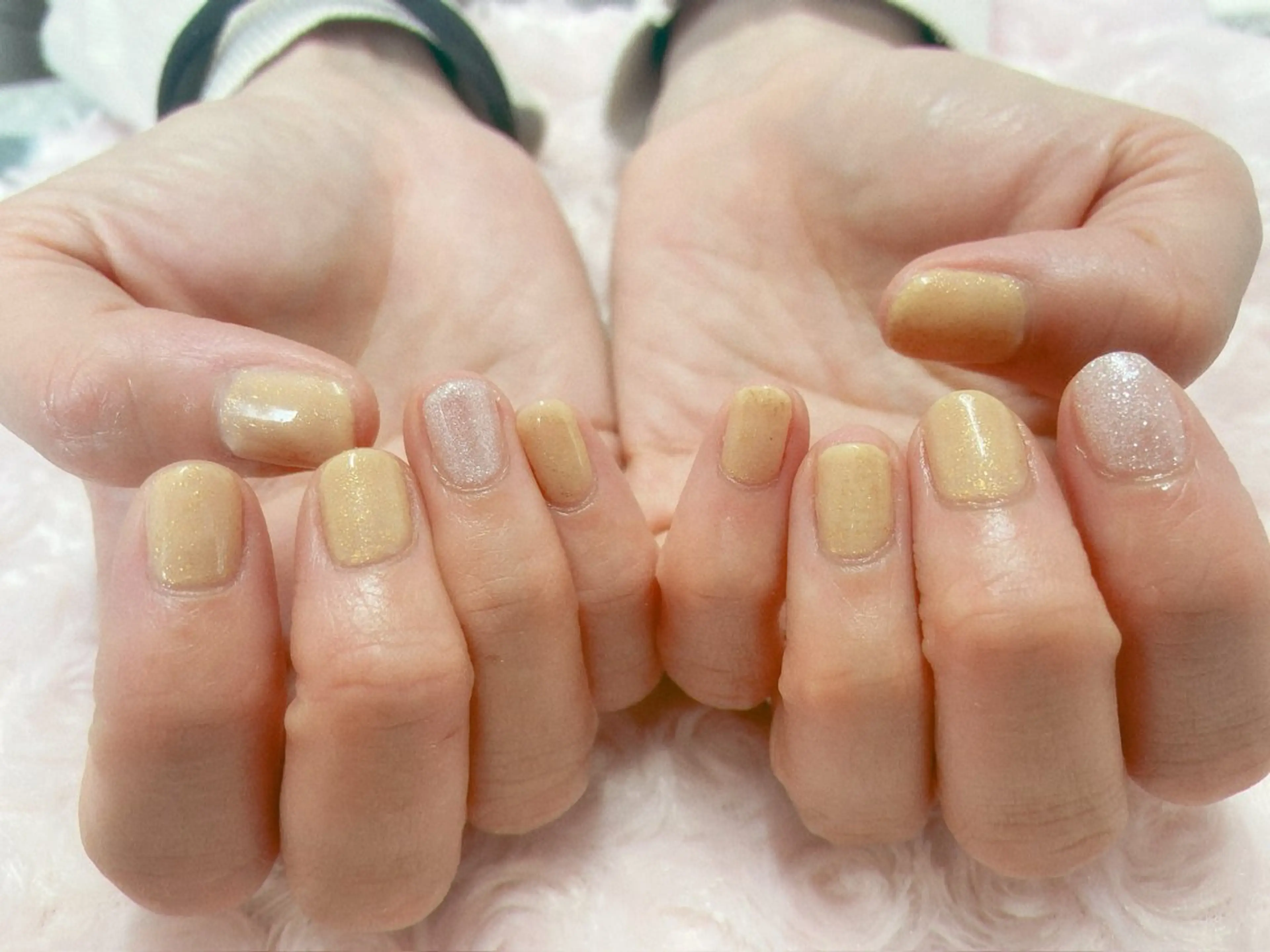 ネイル ジェルネイル ワンカラーネイル パラジェル 春ネイル ワンホンネイル ハンドネイル nail salon Berry所属・前田 りかのネイルデザイン