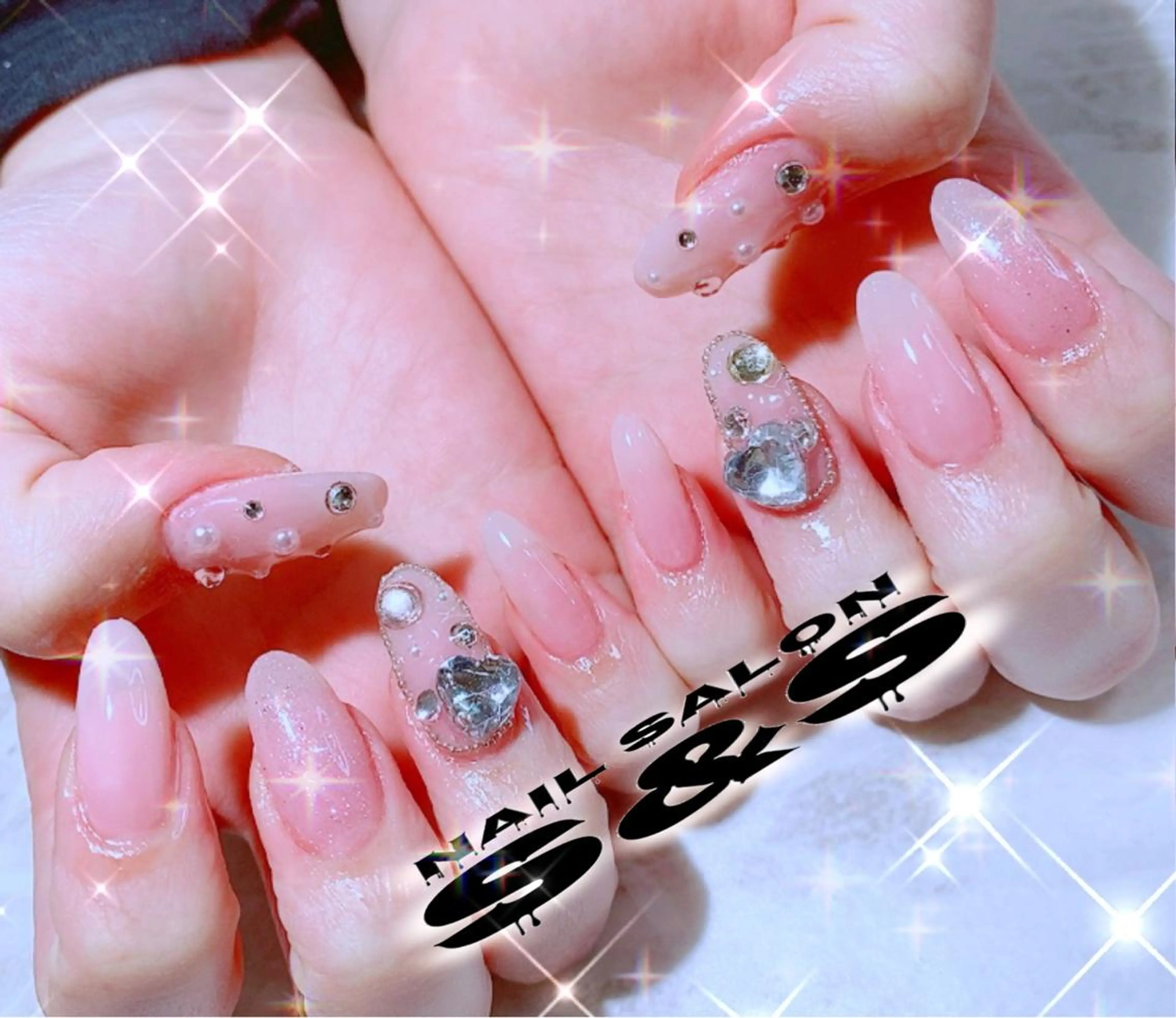 ネイル 長さ出し メンズネイル 持ち込み スカルプネイル S&S 村田小百合のネイルデザイン