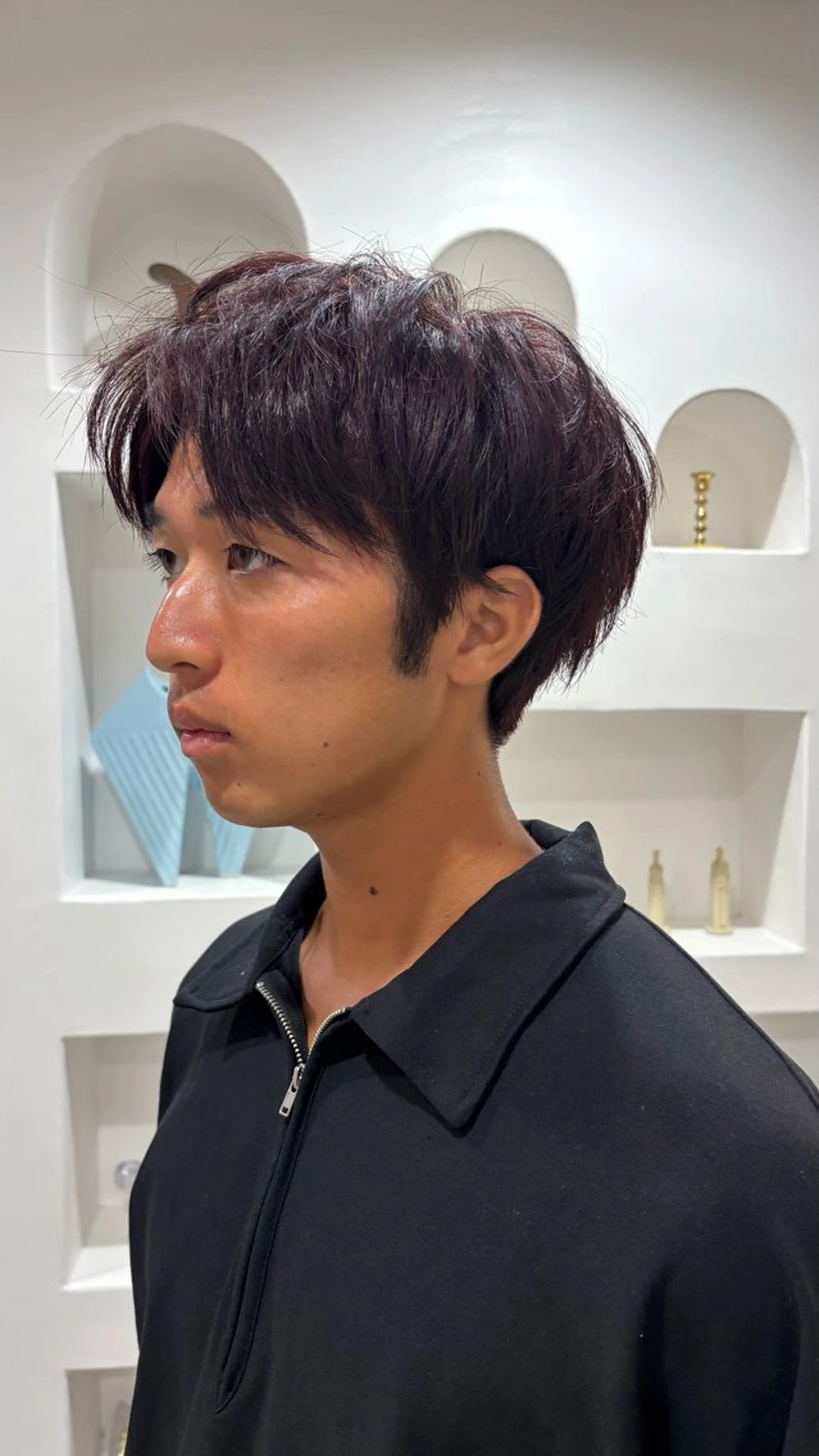 ショート カラー メンズ 伊藤 ゆいなのヘアスタイル