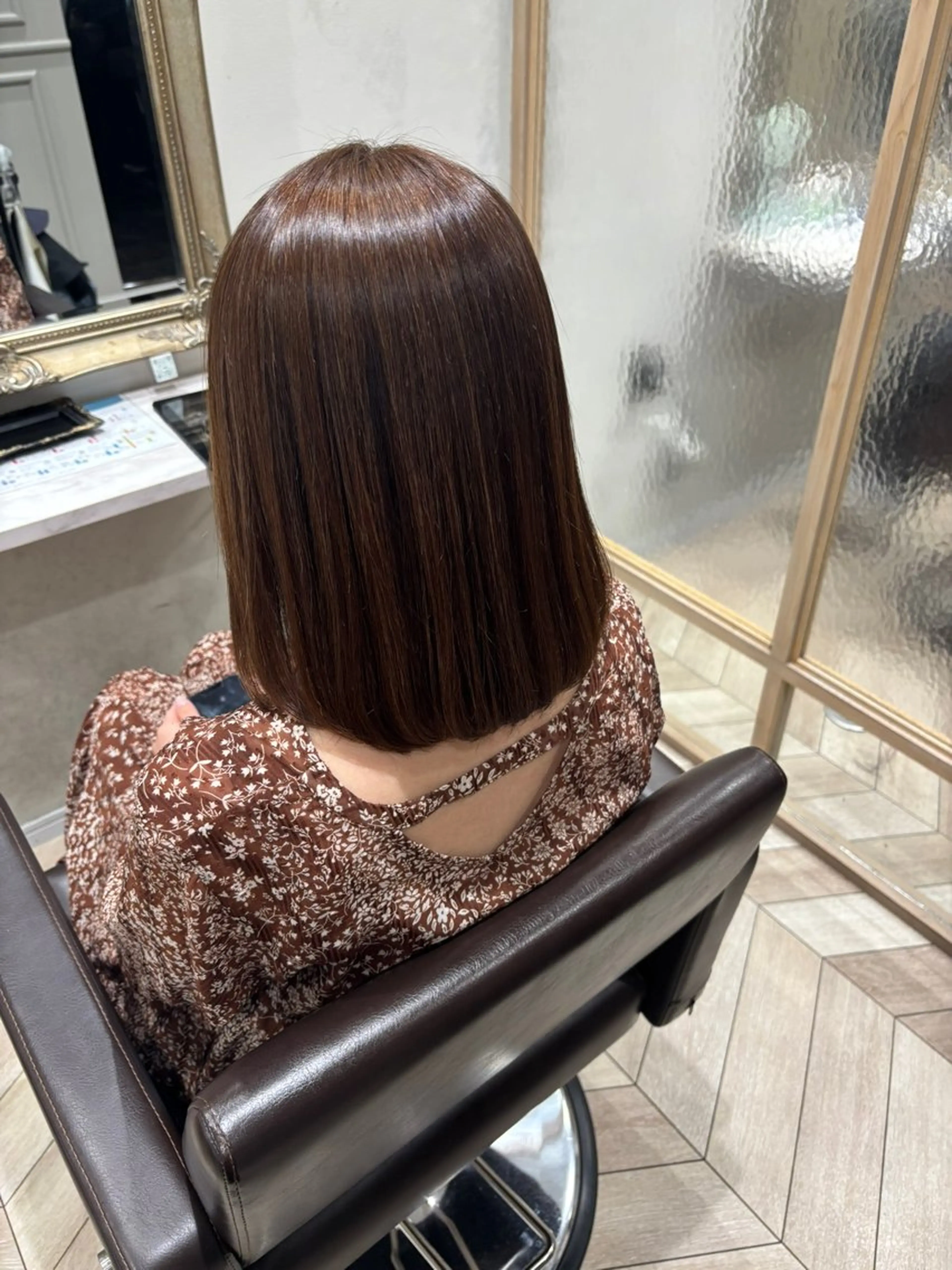 ミディアム 北村 奈央のヘアスタイル