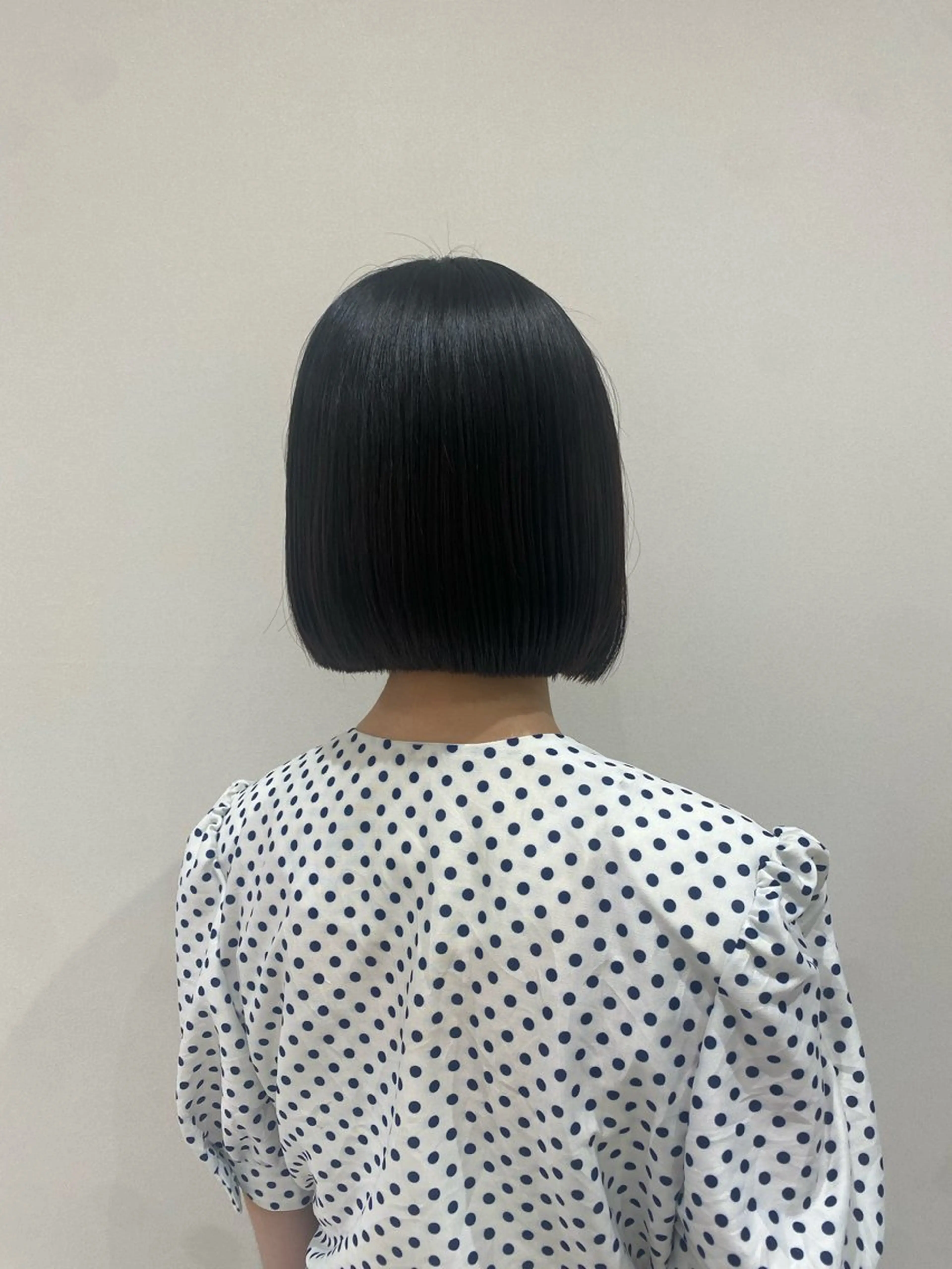 ショート 切りっぱなしボブ ボブ 縮毛矯正 銀座/個室sh台 クラチ🌿のヘアスタイル