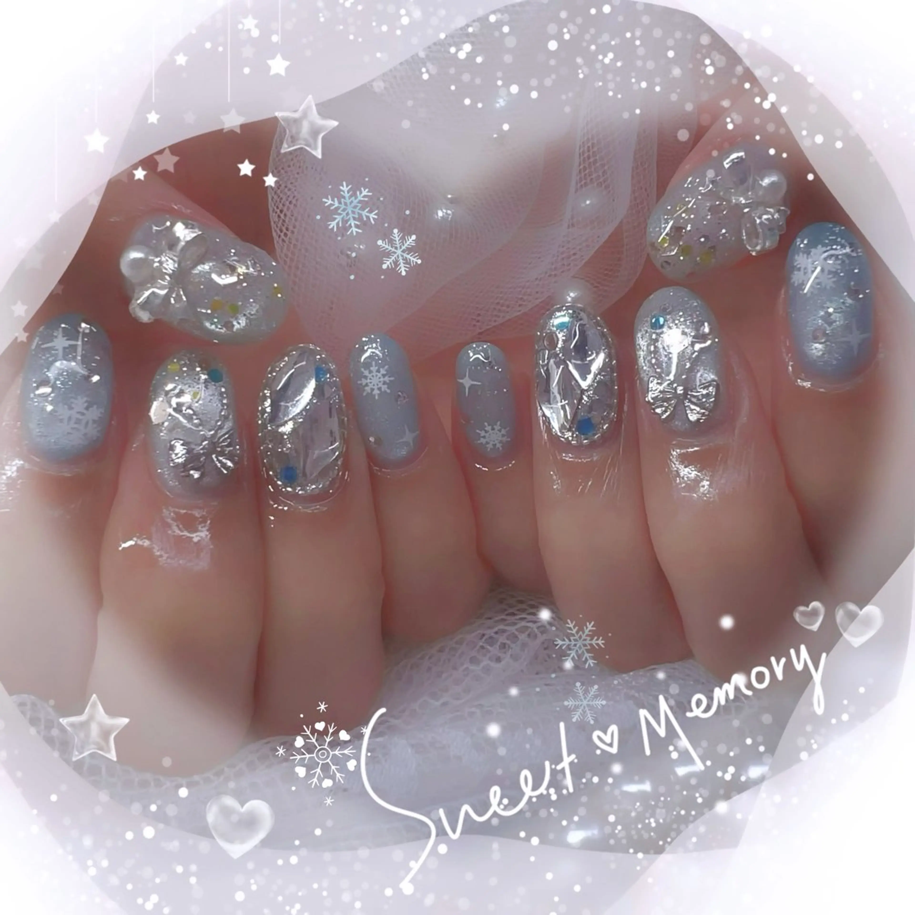 ネイル チークネイル フレンチネイル ガーリー ガラスフレンチ グラデーション ハンドネイル ハンドケア Chill Nailsalonのネイルデザイン
