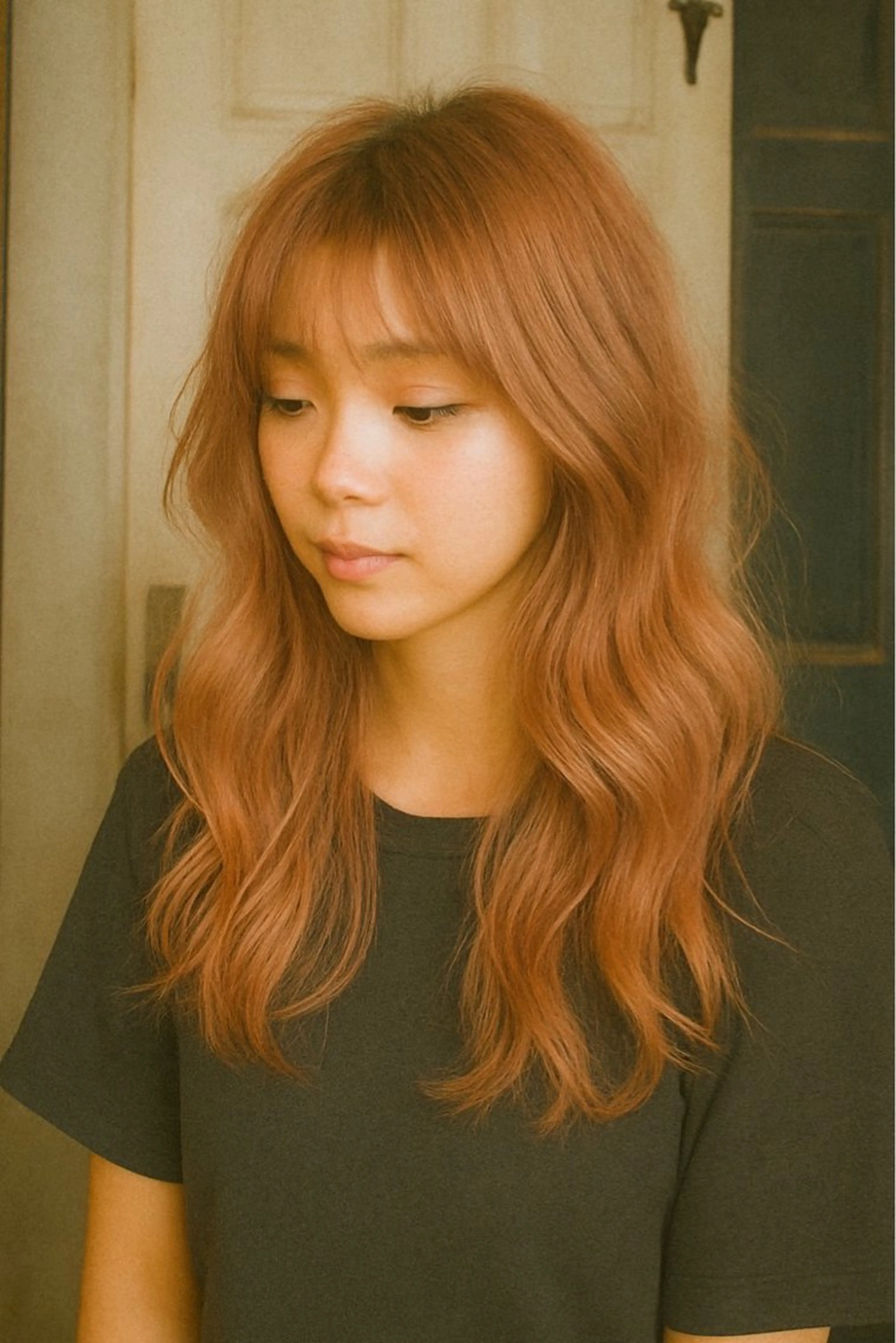 カラー Glunge 徳田まりんのヘアスタイル