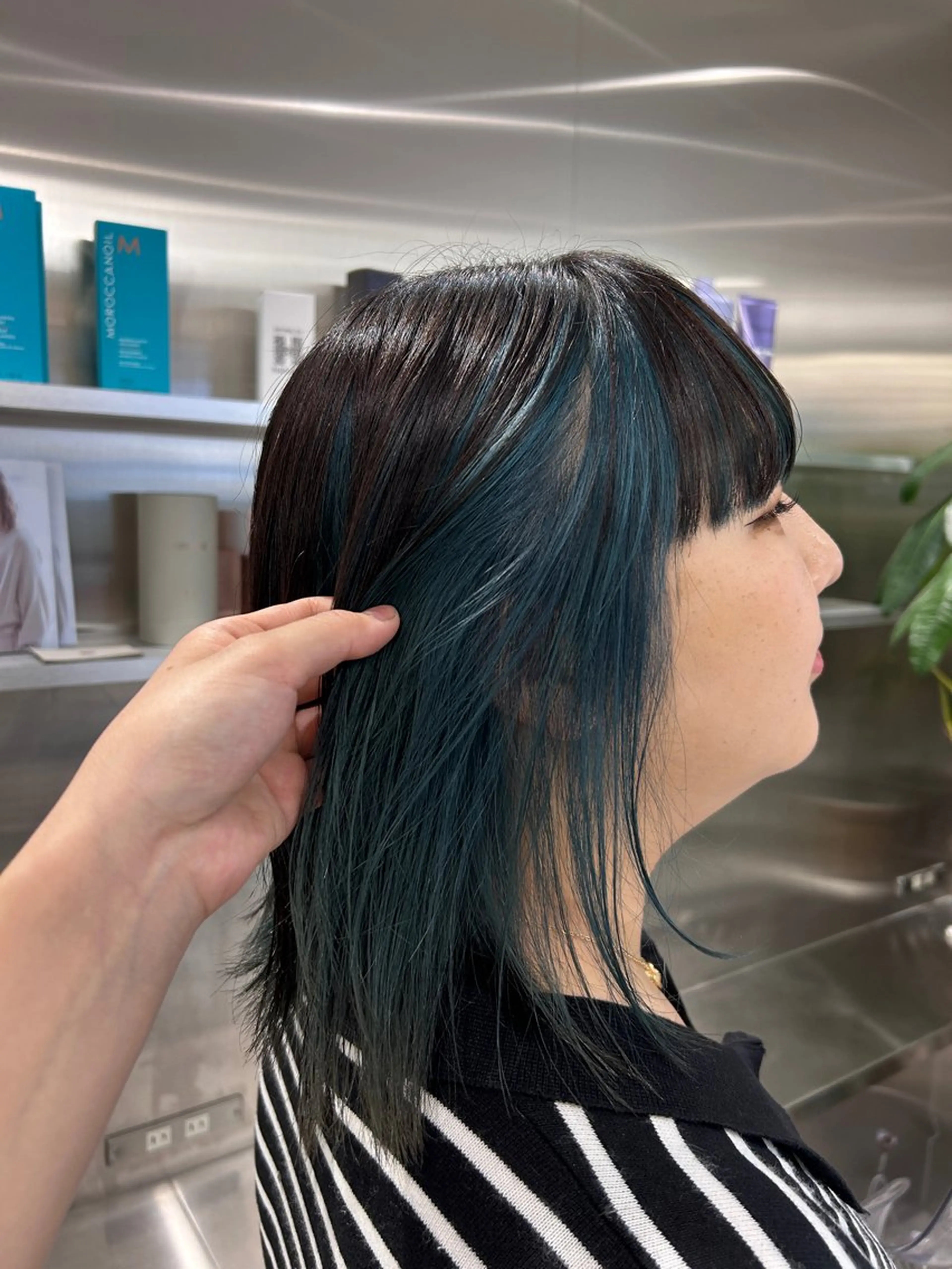 ショート カラー ヘアカラー 冬っぽカラー/ マツエク/ゆきなのマツエク・マツパデザイン