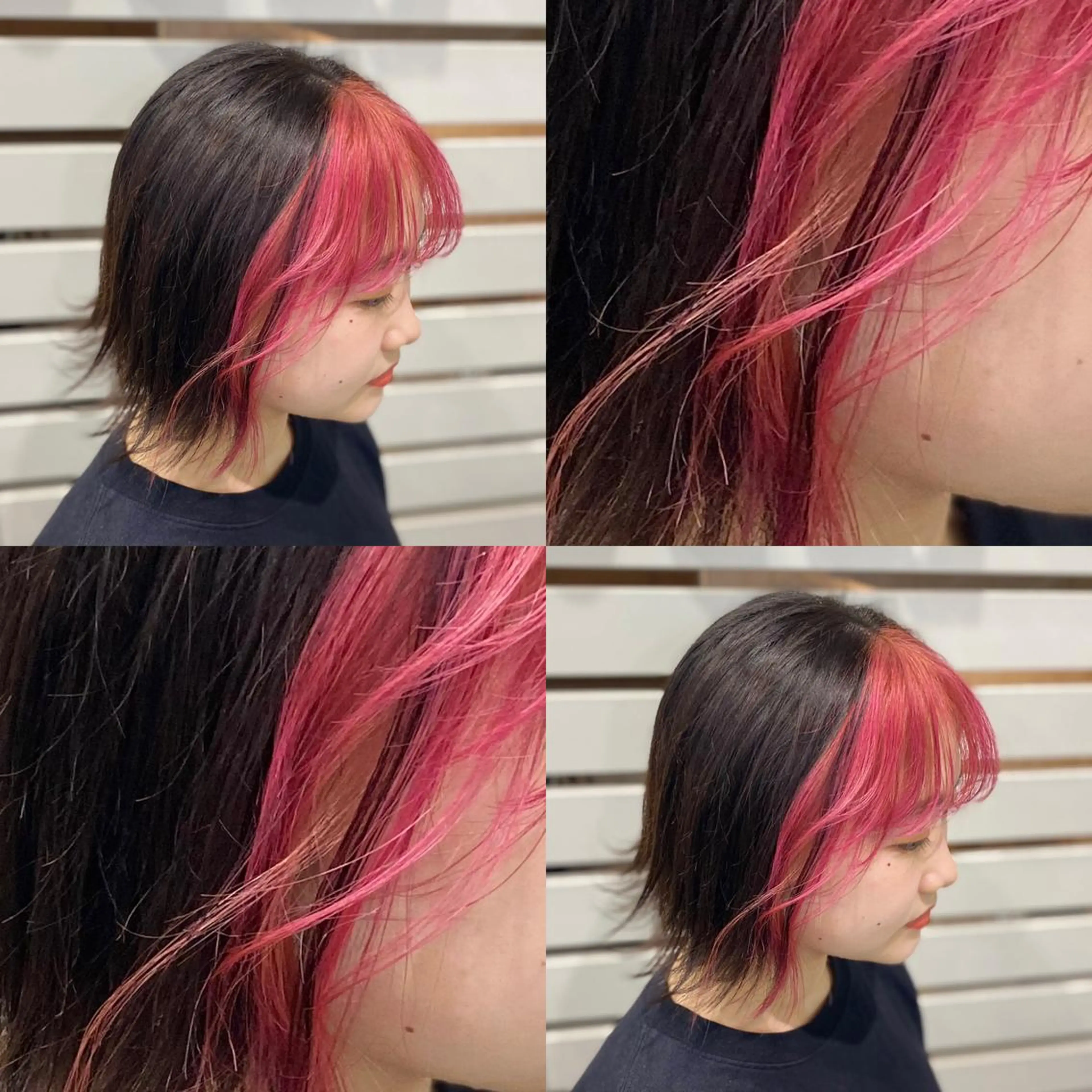 ショート カラー ハイトーン💫 エクステ💫maiのヘアスタイル