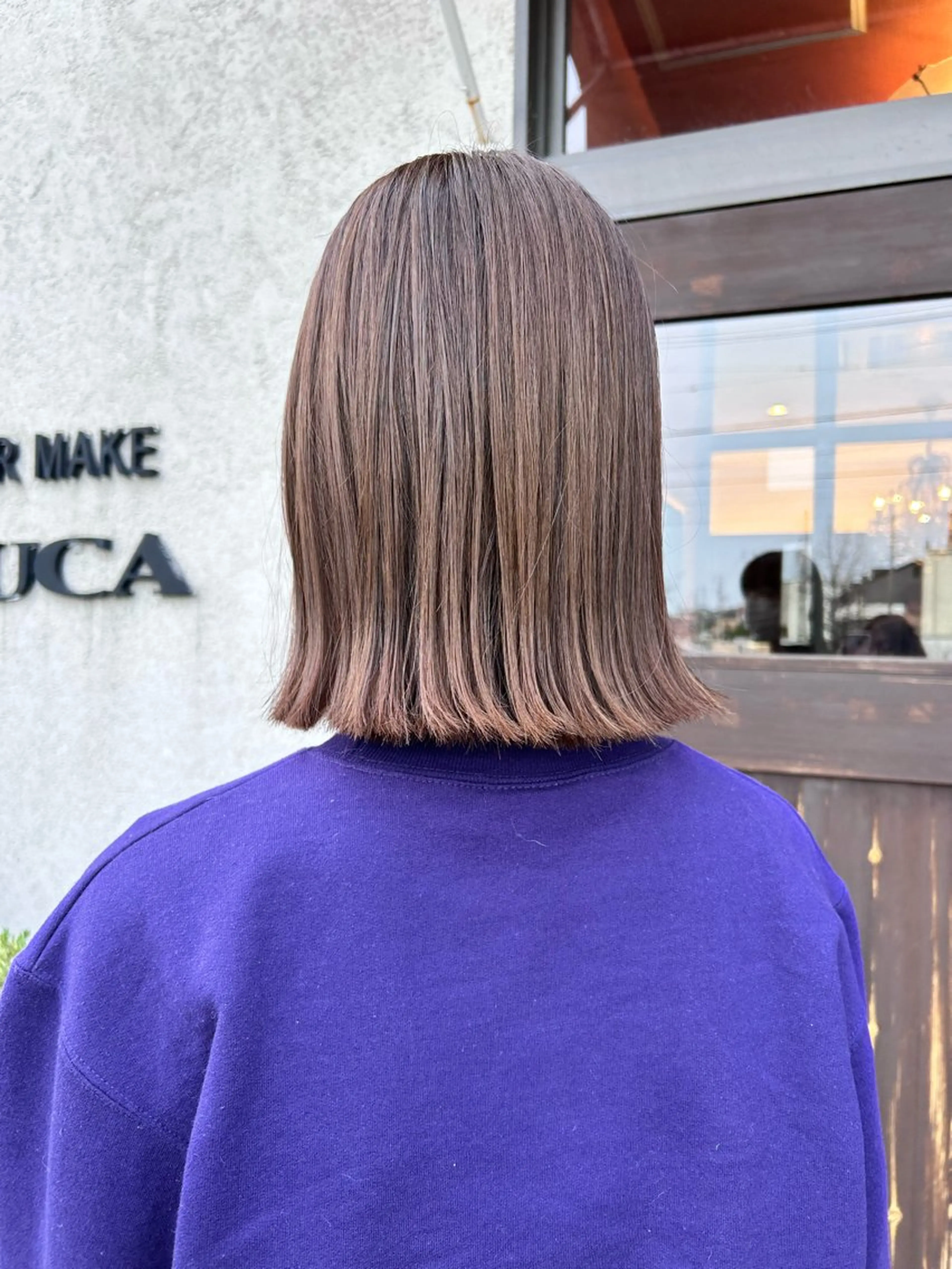 ミディアム ボブ DUCA所属・田中 実季のヘアスタイル