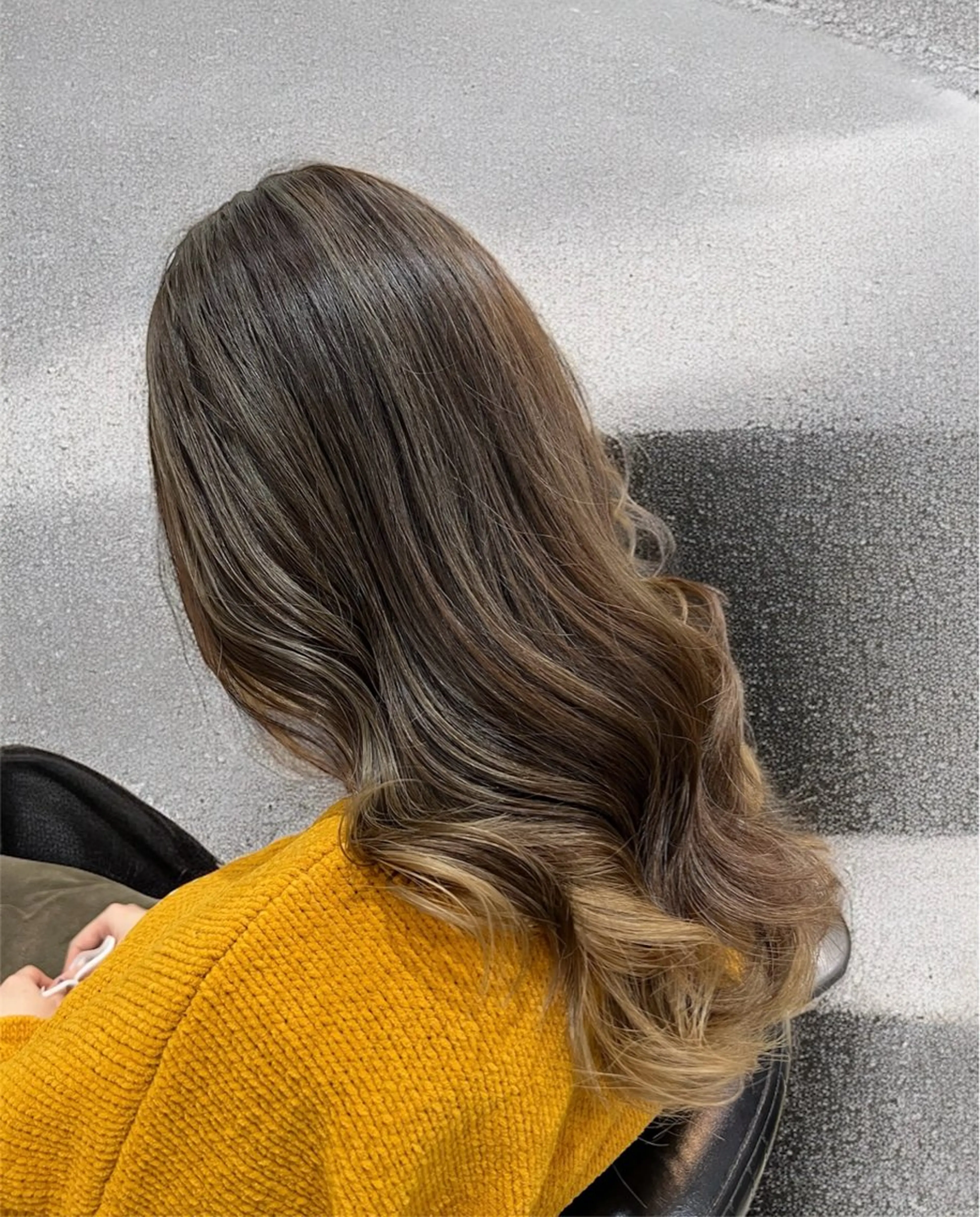 セミロング カラー ベージュカラー カット ヘアカラー トリートメント 髪質改善/ ツヤ髪カラー/高井のヘアスタイル