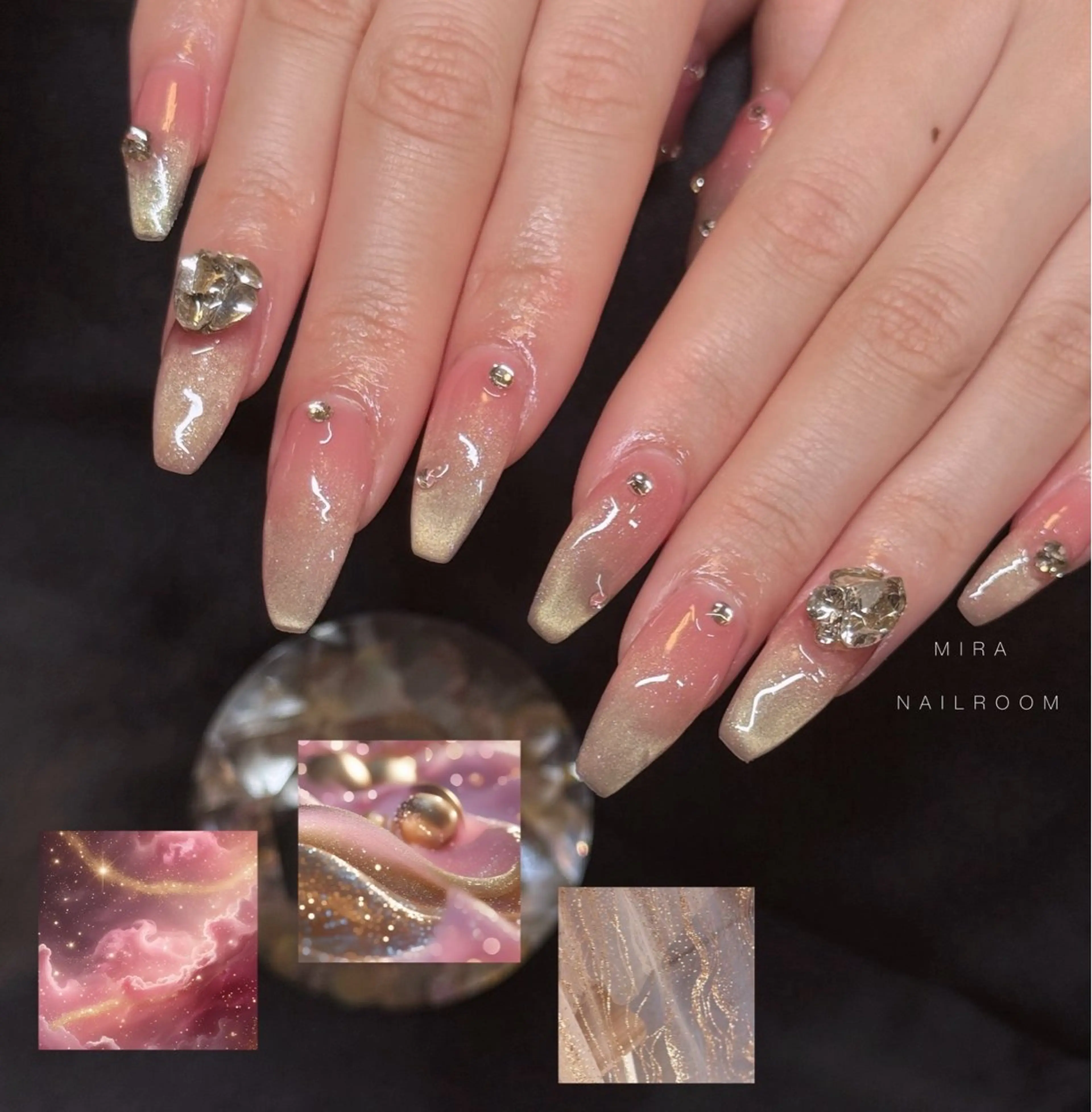 ネイル 長さ出し 持ち込み MIRA NAILROOM SALON所属・MIRA NAILROOMのネイルデザイン