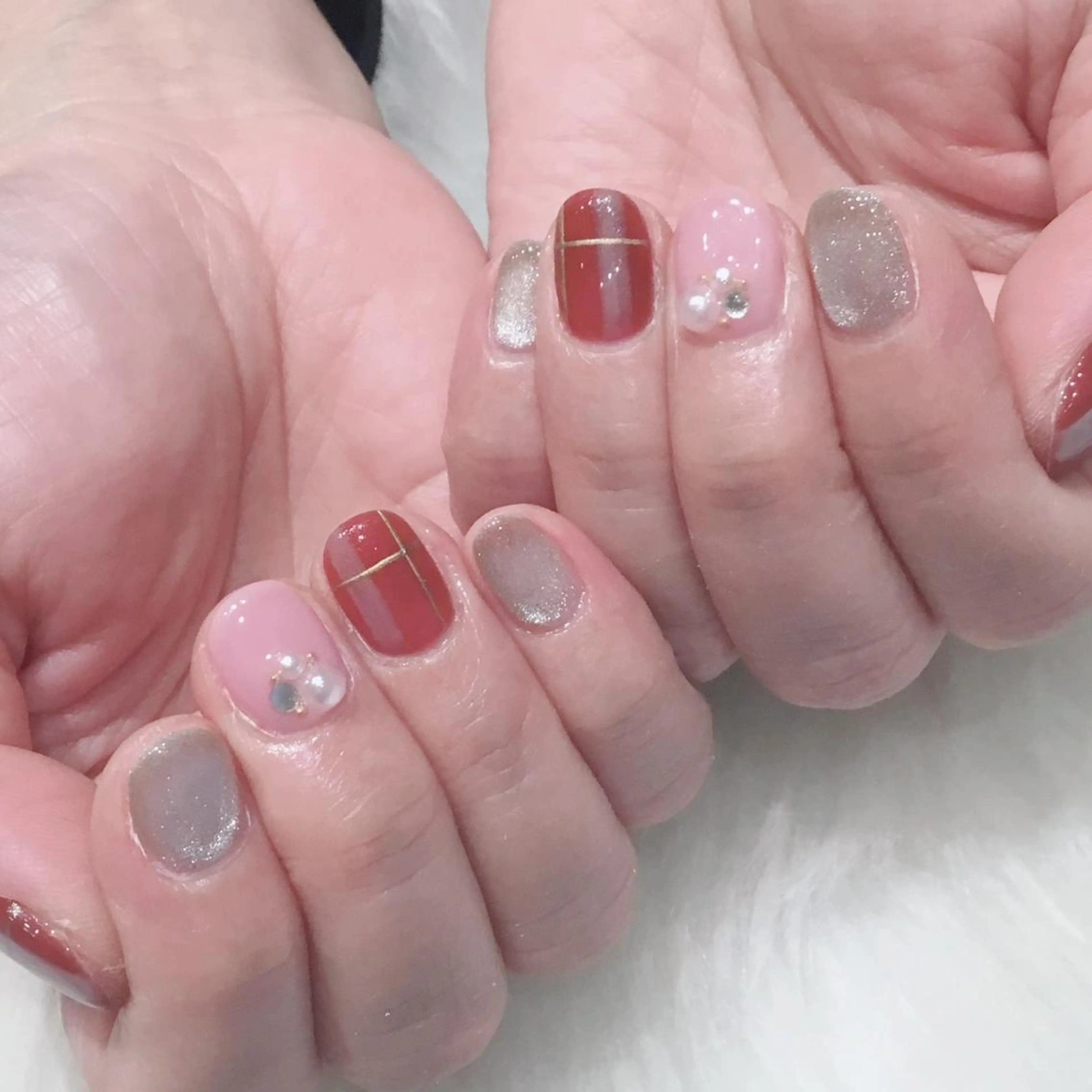 ネイル ショートネイル ハンドネイル Kanai Harukaのネイルデザイン