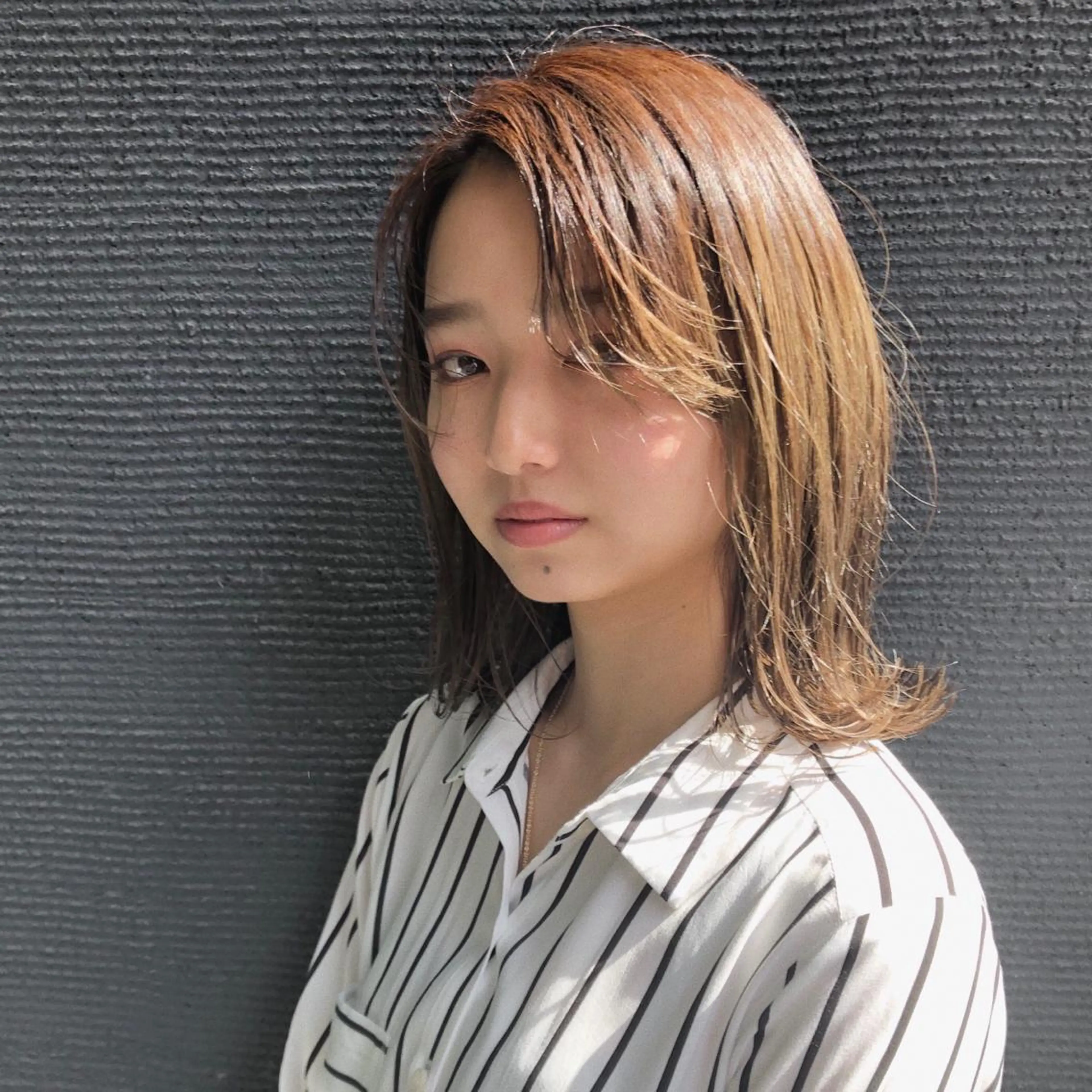 ミディアム 冨木 雄斗のヘアスタイル