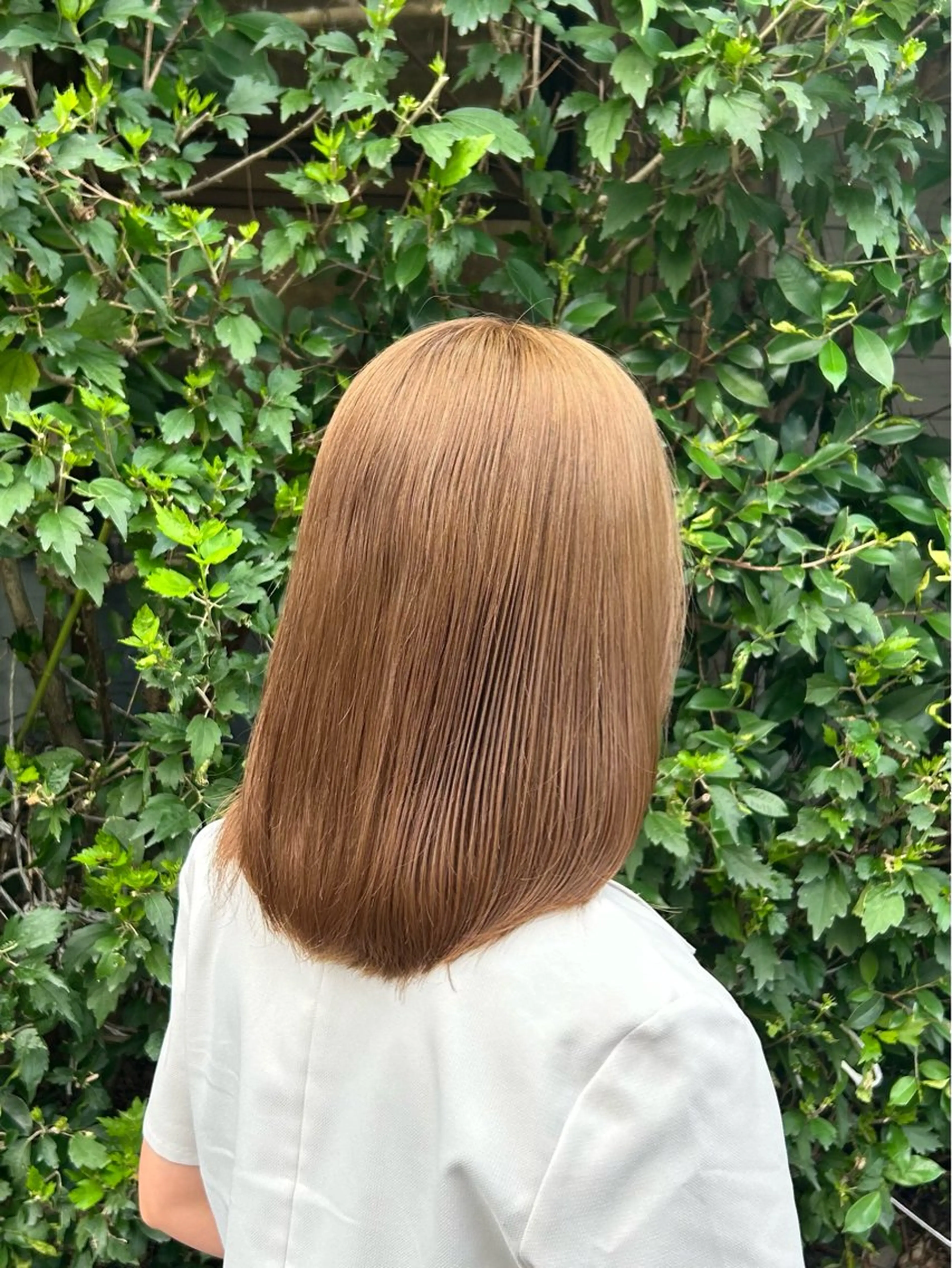 カラー ベージュカラー ブリーチ ダブルカラー ブリーチなしカラー イエローカラー story 増田 わかなのヘアスタイル