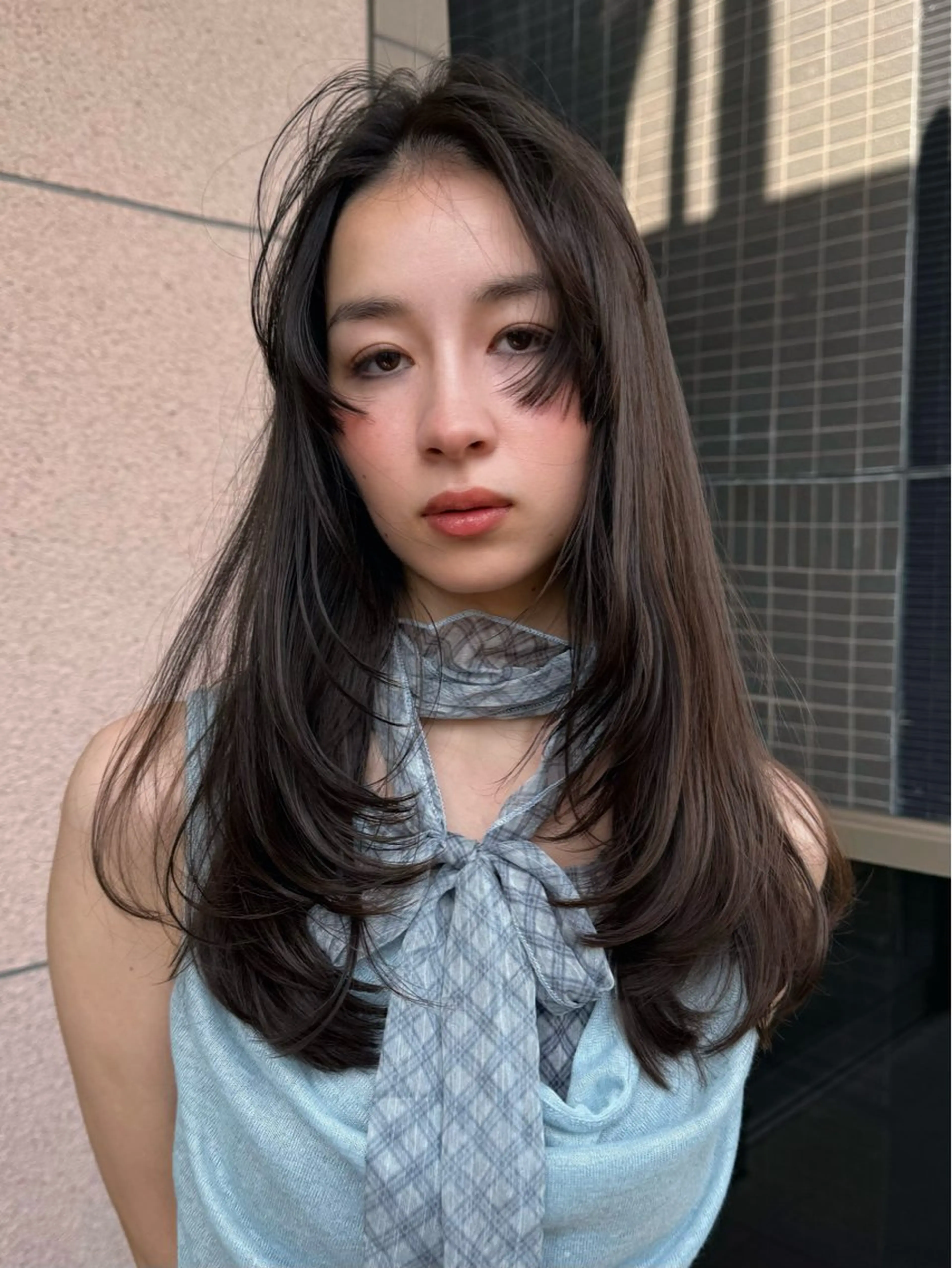 ロング カット ヘアカラー 🩵縮毛矯正・ボブ 岩原朋也🩵のヘアスタイル