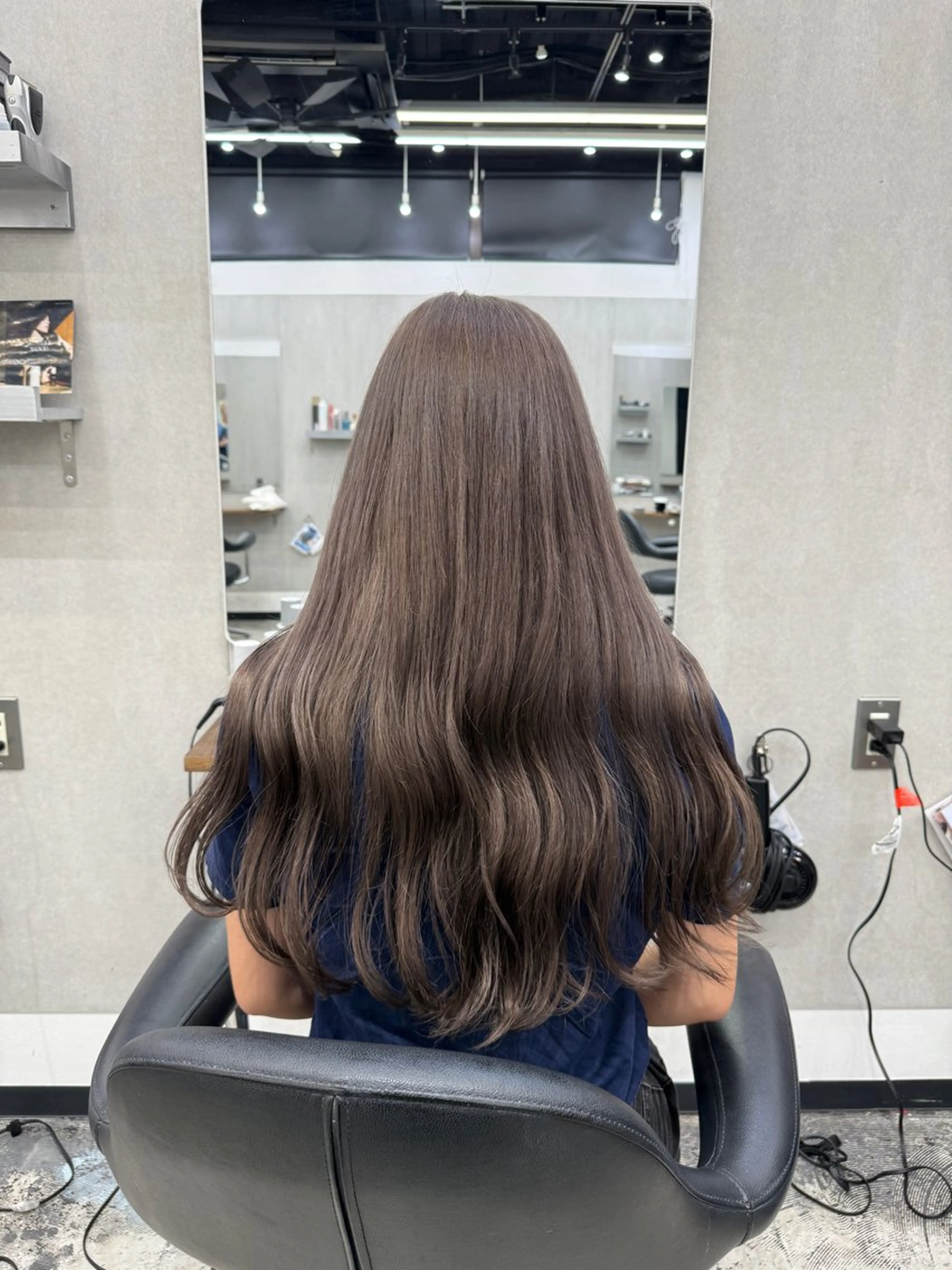 カラー 透明感カラー グレージュ ヘアカラー カット¥1100 / 𝙍𝙪𝙣𝙖⟡.のヘアスタイル