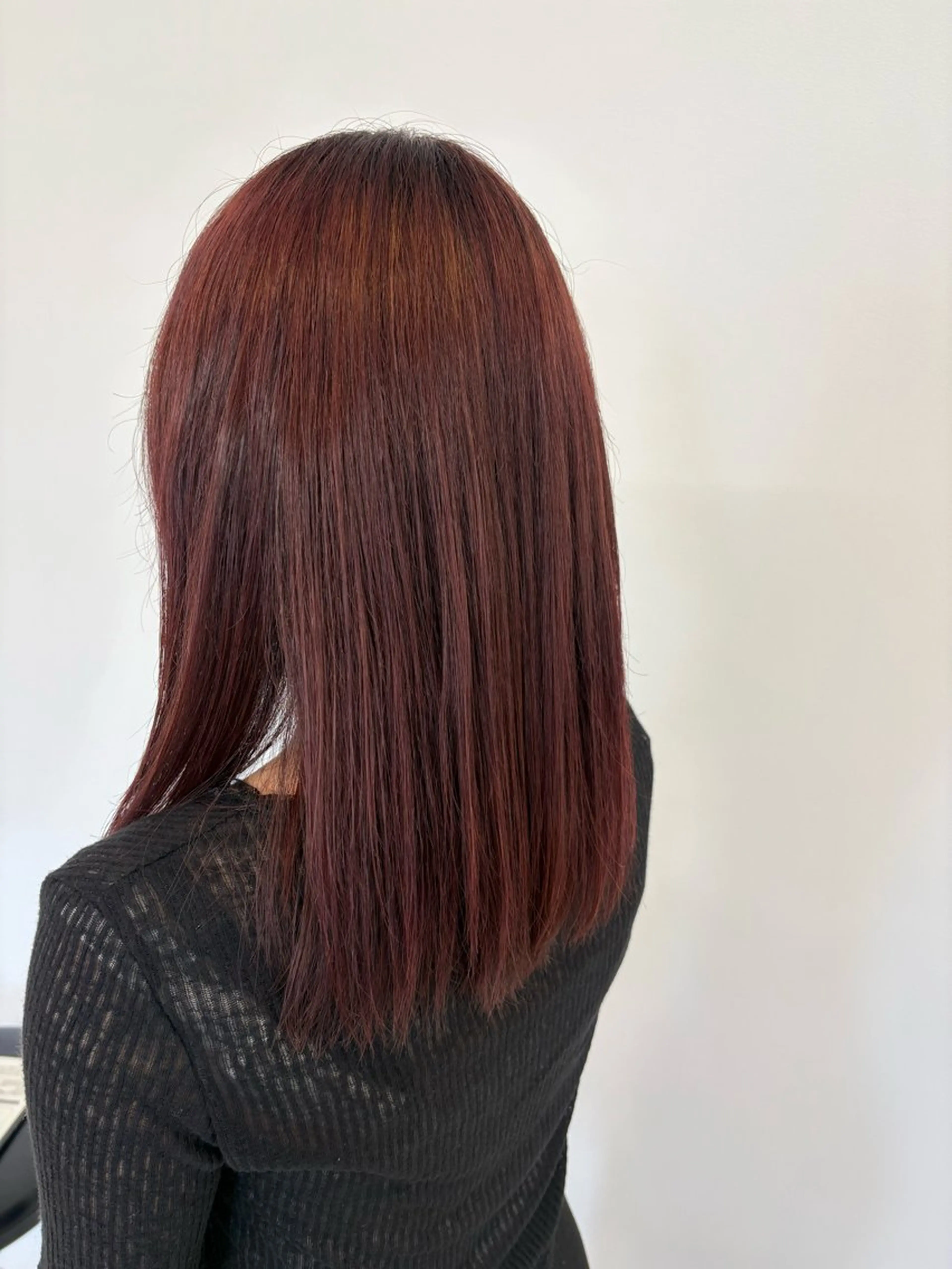 カラー ルプラボウ すぎやまみほのヘアスタイル