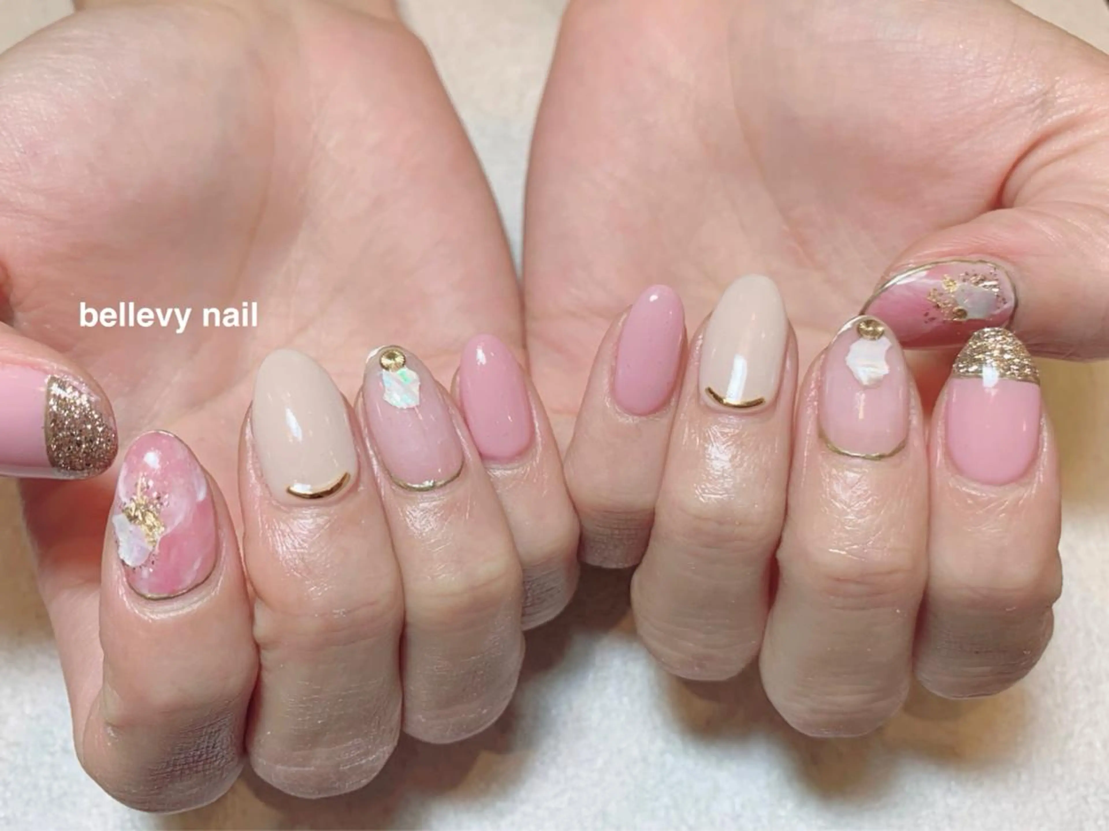 ネイル bellevy所属・藤原 はずきのネイルデザイン