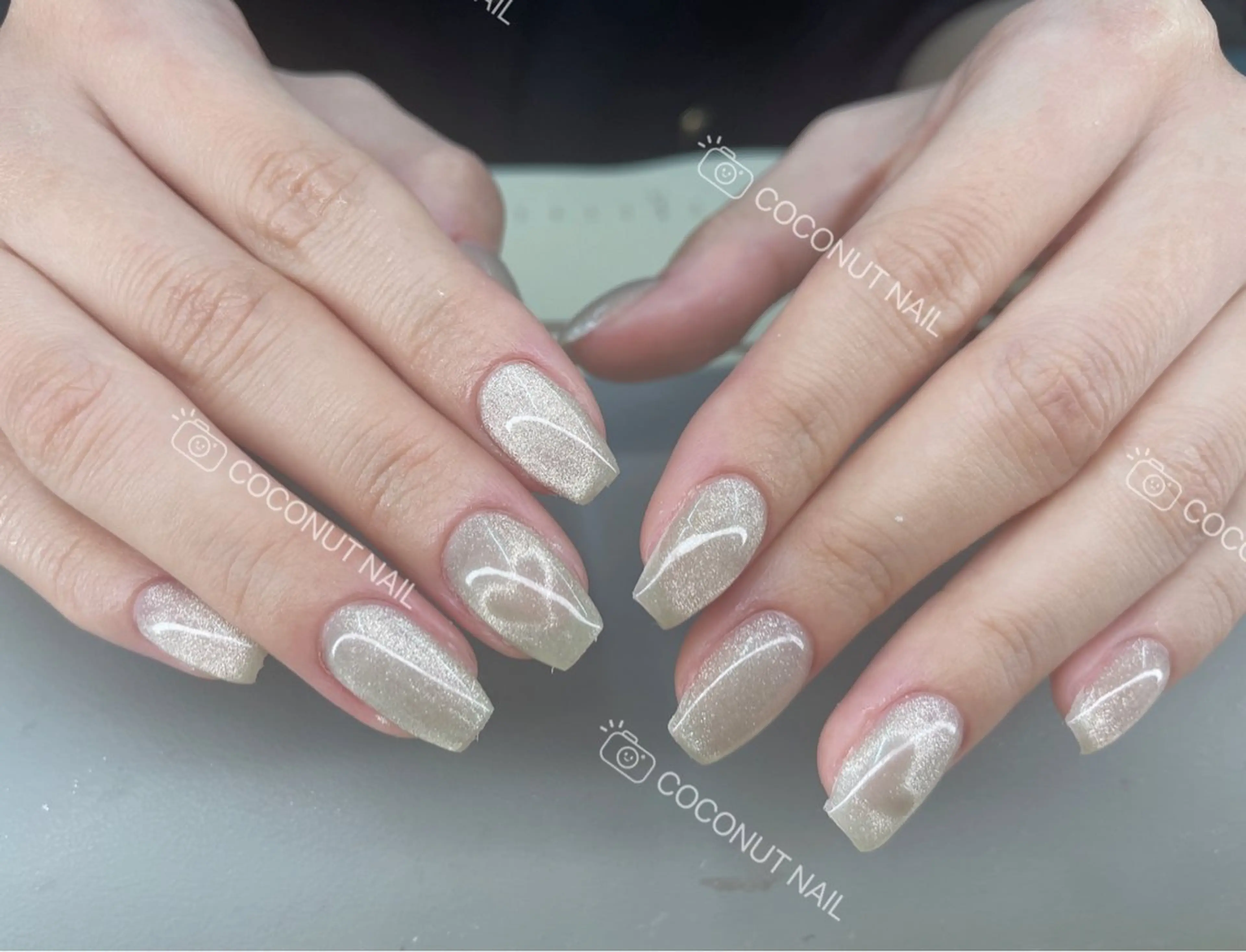 ネイル ハンドネイル 神田 ココナッツのネイルデザイン