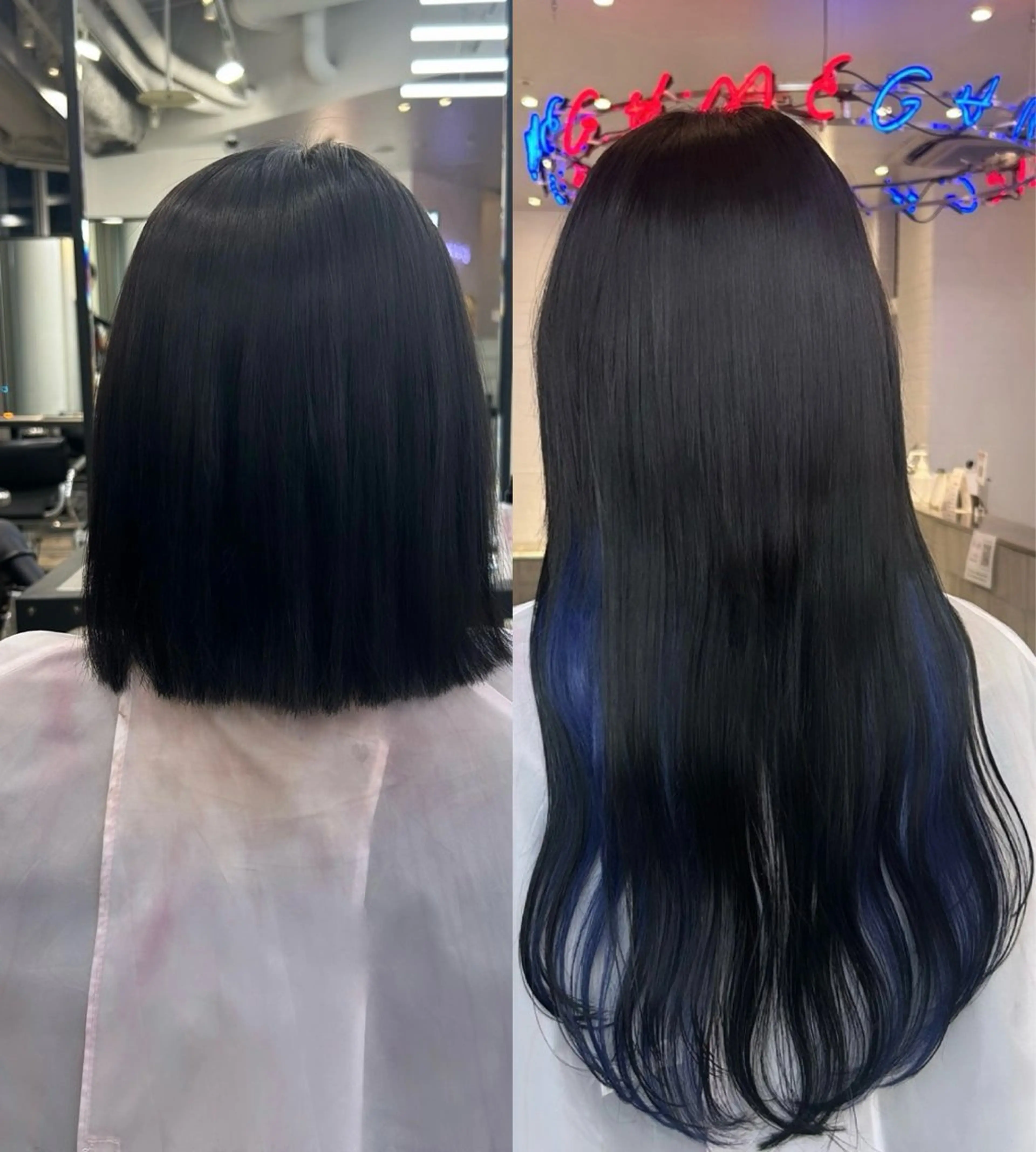 エクステ（80本​〜​)➕ワンカラー＋メンテナンスカット無料の写真