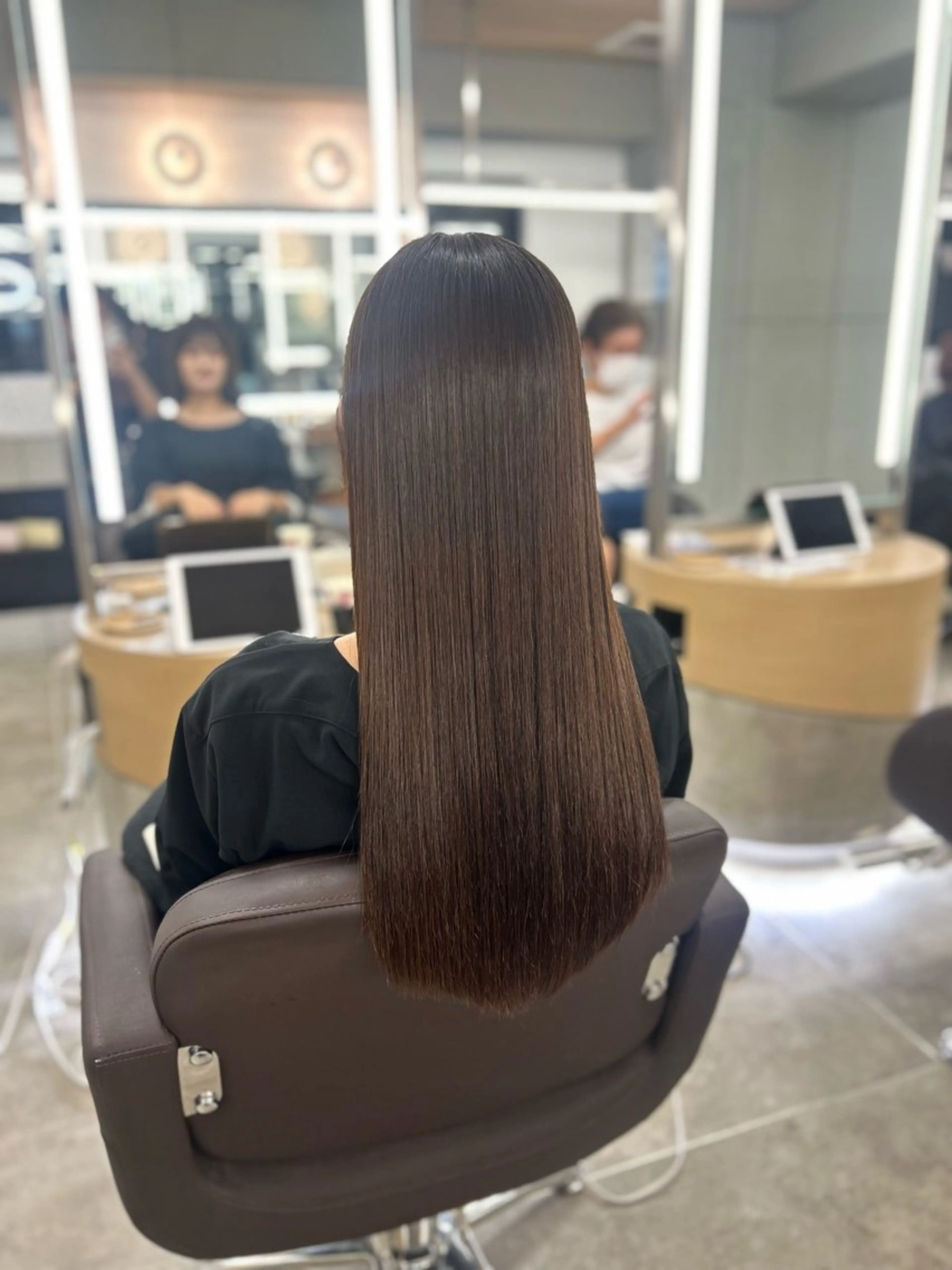 ロング カラー くせ毛 縮毛矯正 酸性ストレート Silk-lei【銀座店】所属・銀座/美髪縮毛矯正 /髪質改善/山本翔華のヘアスタイル