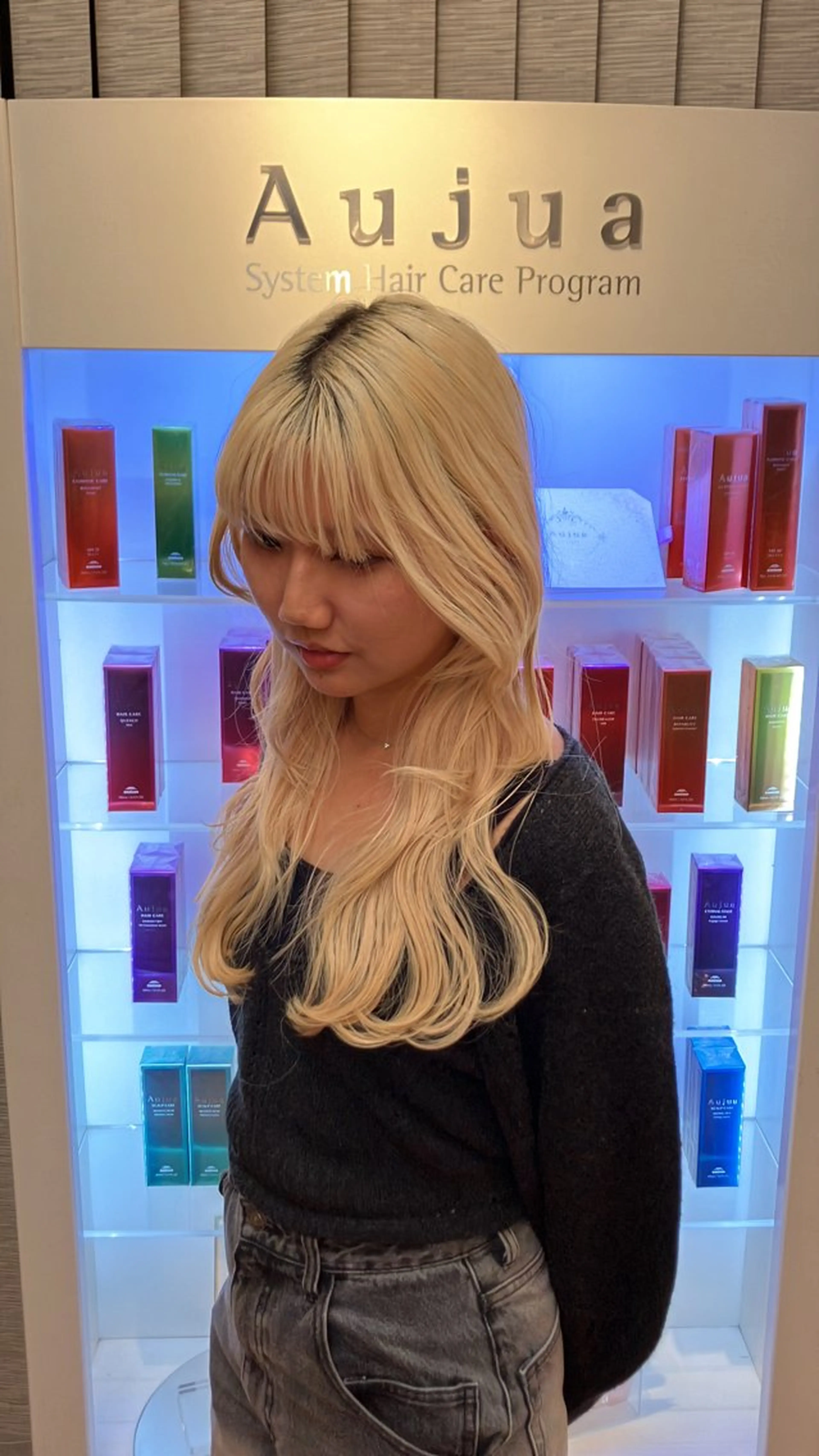 ロング カラー 韓国風ヘア ロング M.SLASH センター北店所属・似合わせプロ 🐴MiSuKe🐴のヘアスタイル