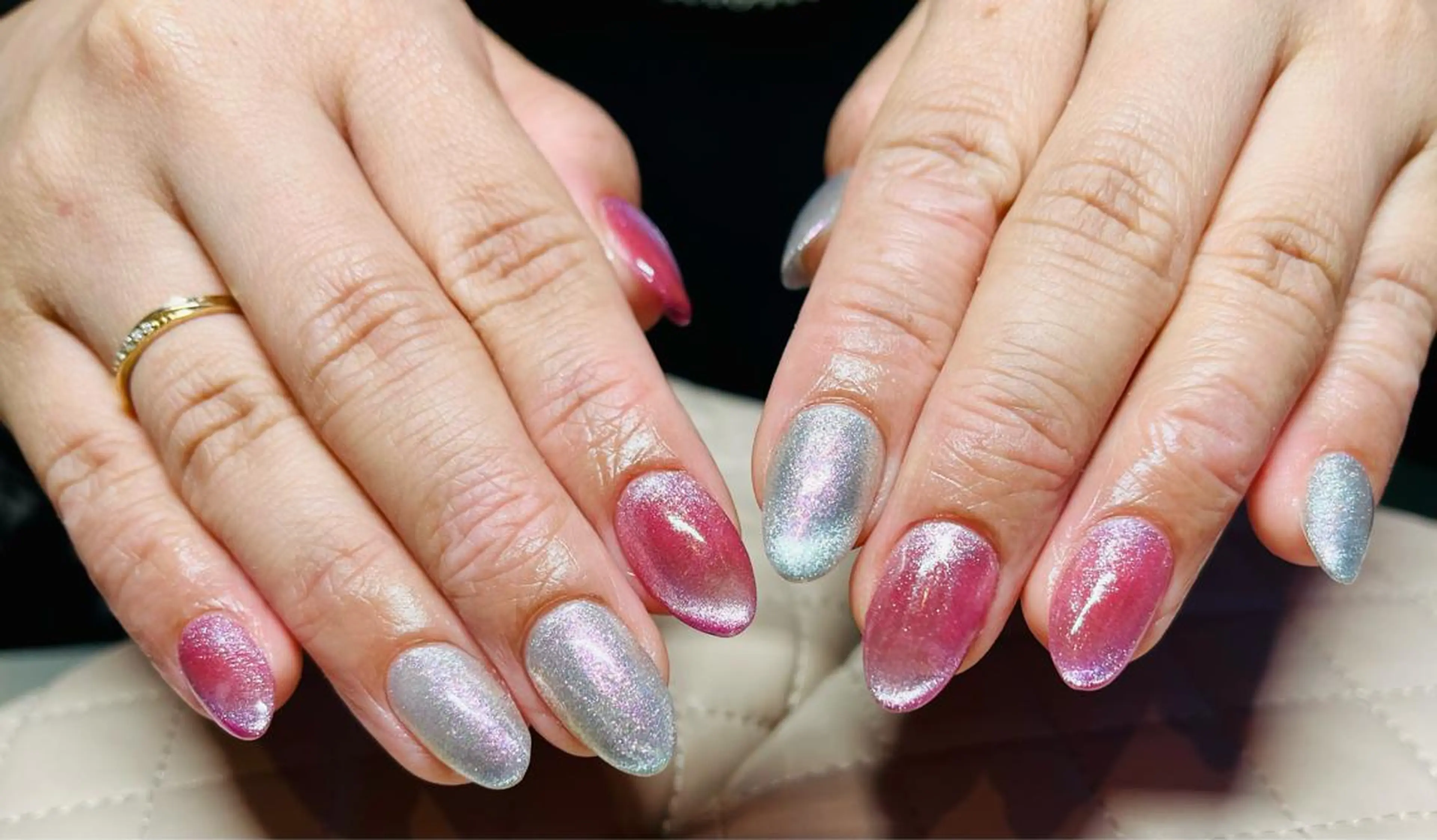 ネイル ジェルネイル ショートネイル ネイルチップ ハンドネイル goldgleams ちなのネイルデザイン