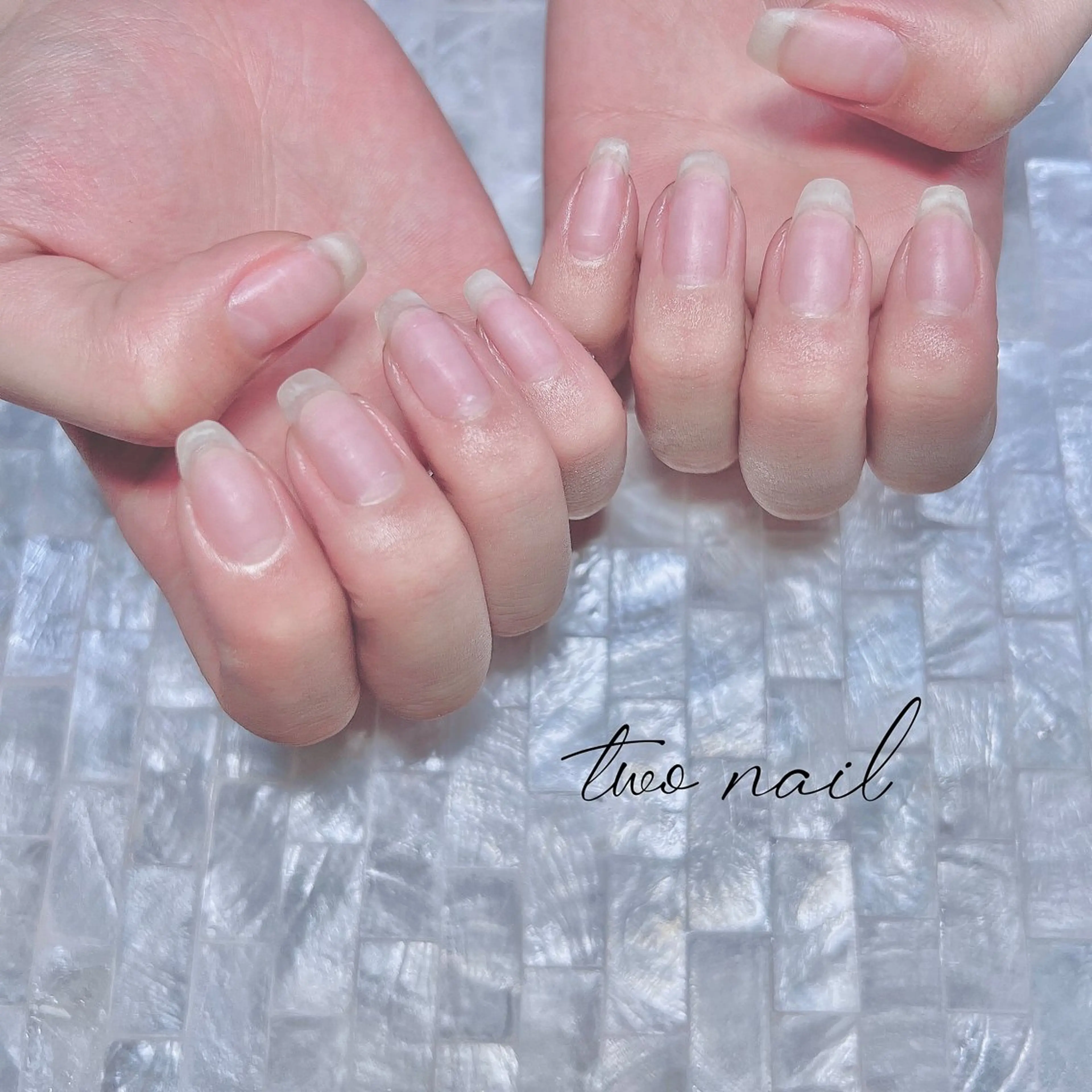 ネイル アートネイル フットネイル ハート ニュアンスネイル オフィスネイル オフのみ(ネイル) two nailのネイルデザイン