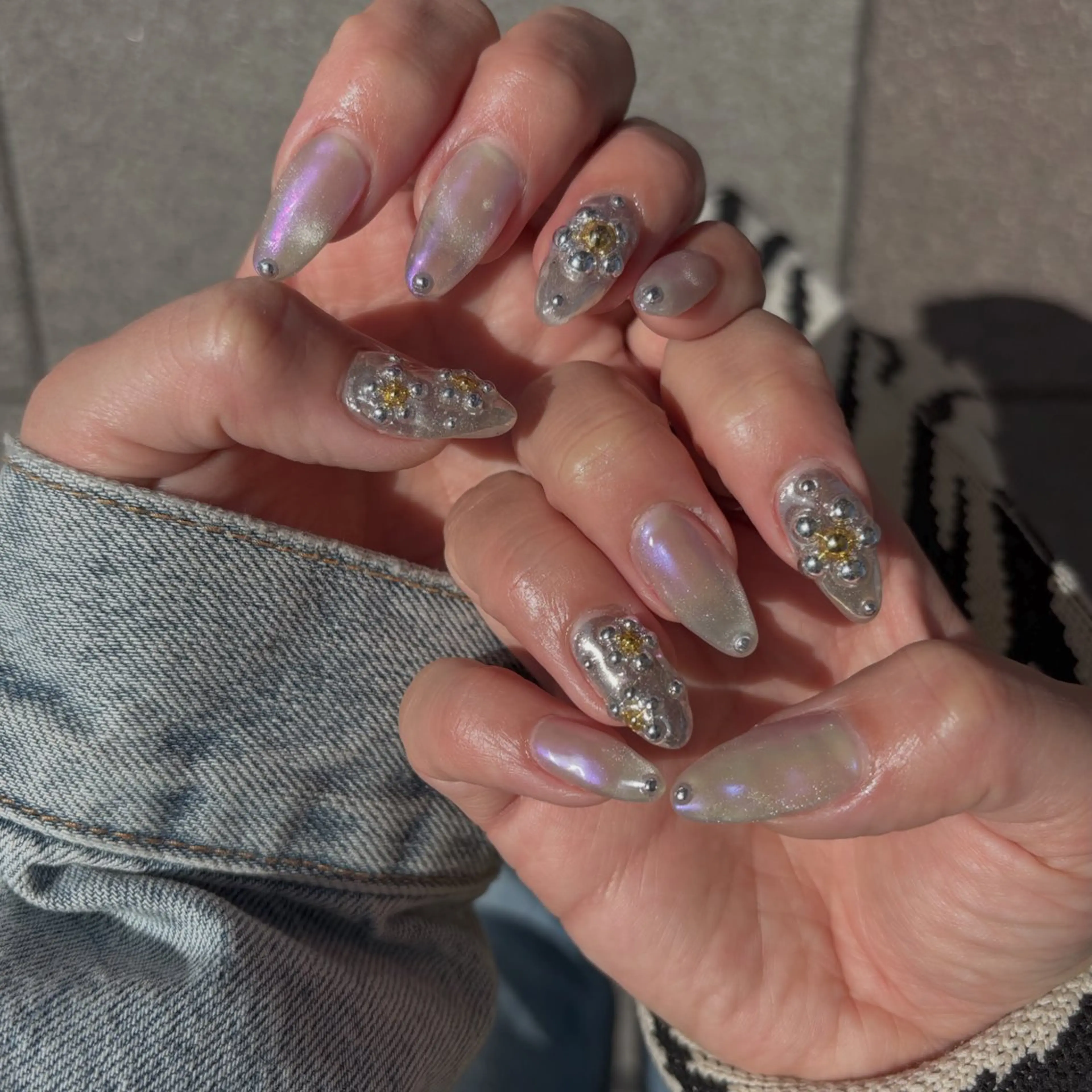 ネイル ハンドネイル Sea  nail by emaのネイルデザイン