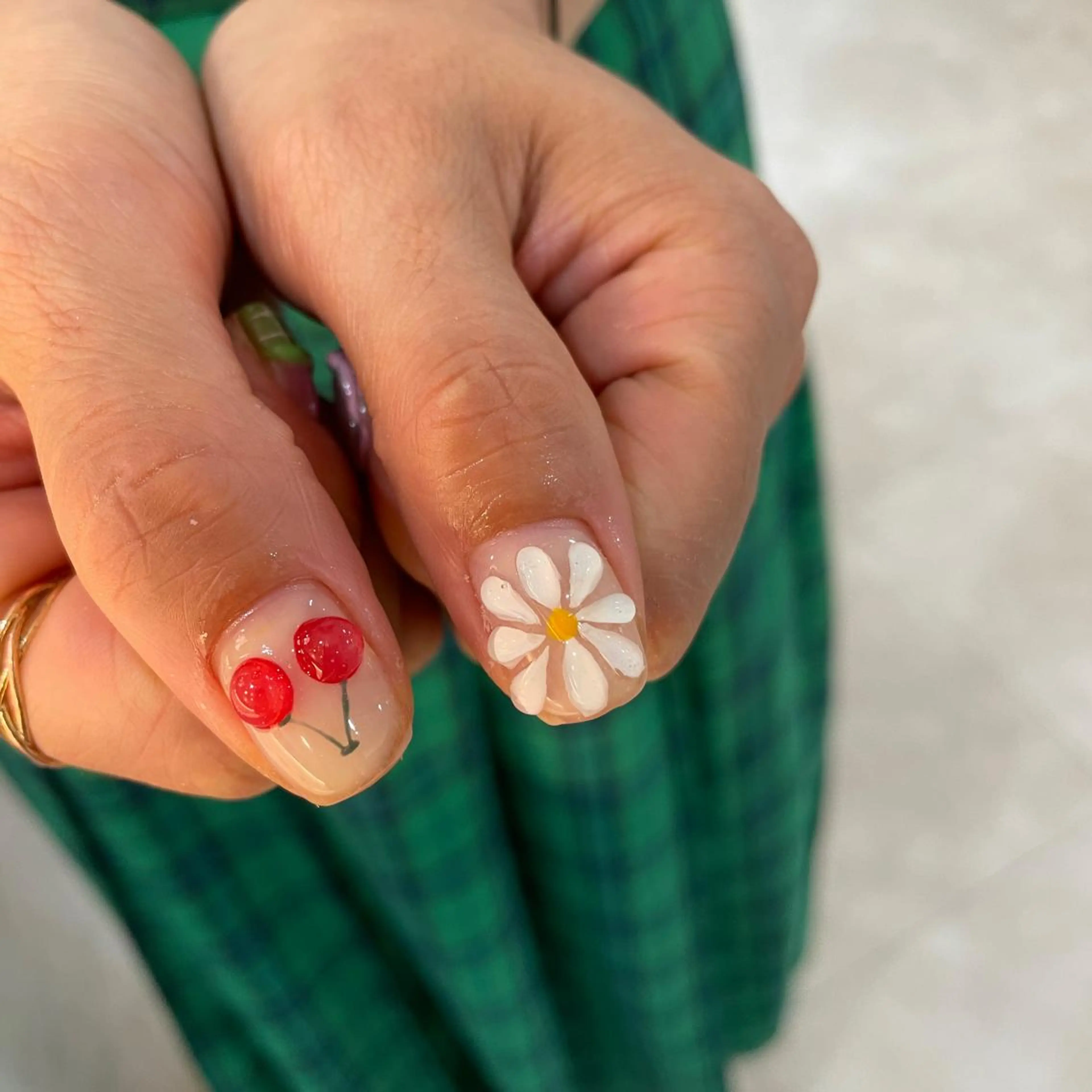 ネイル ハンドネイル フットネイル ゆびノさき茨木店 ニュアンス/アートのネイルデザイン