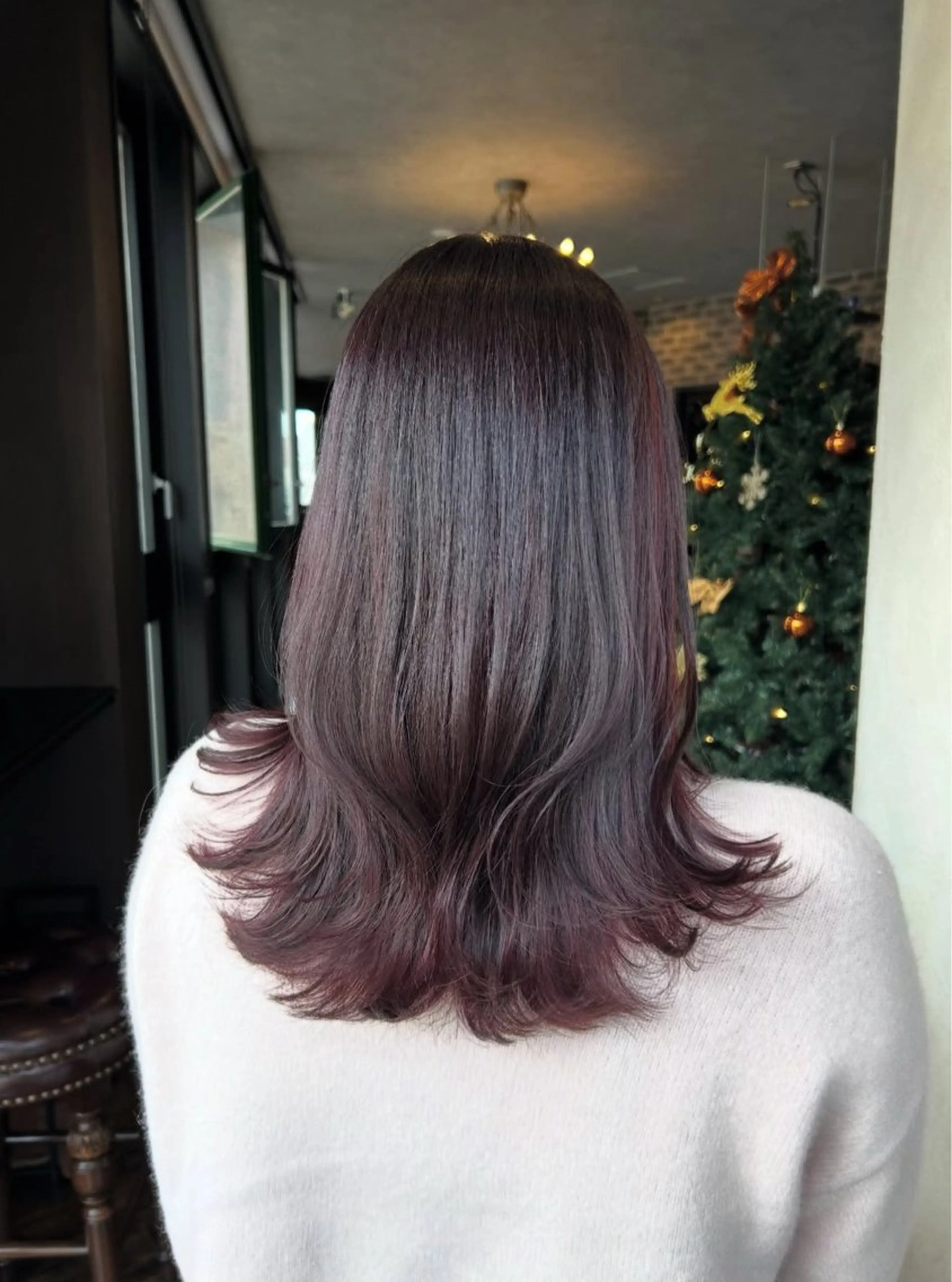 ミディアム カラー カット ヘアカラー トリートメント Rina 🫧のヘアスタイル