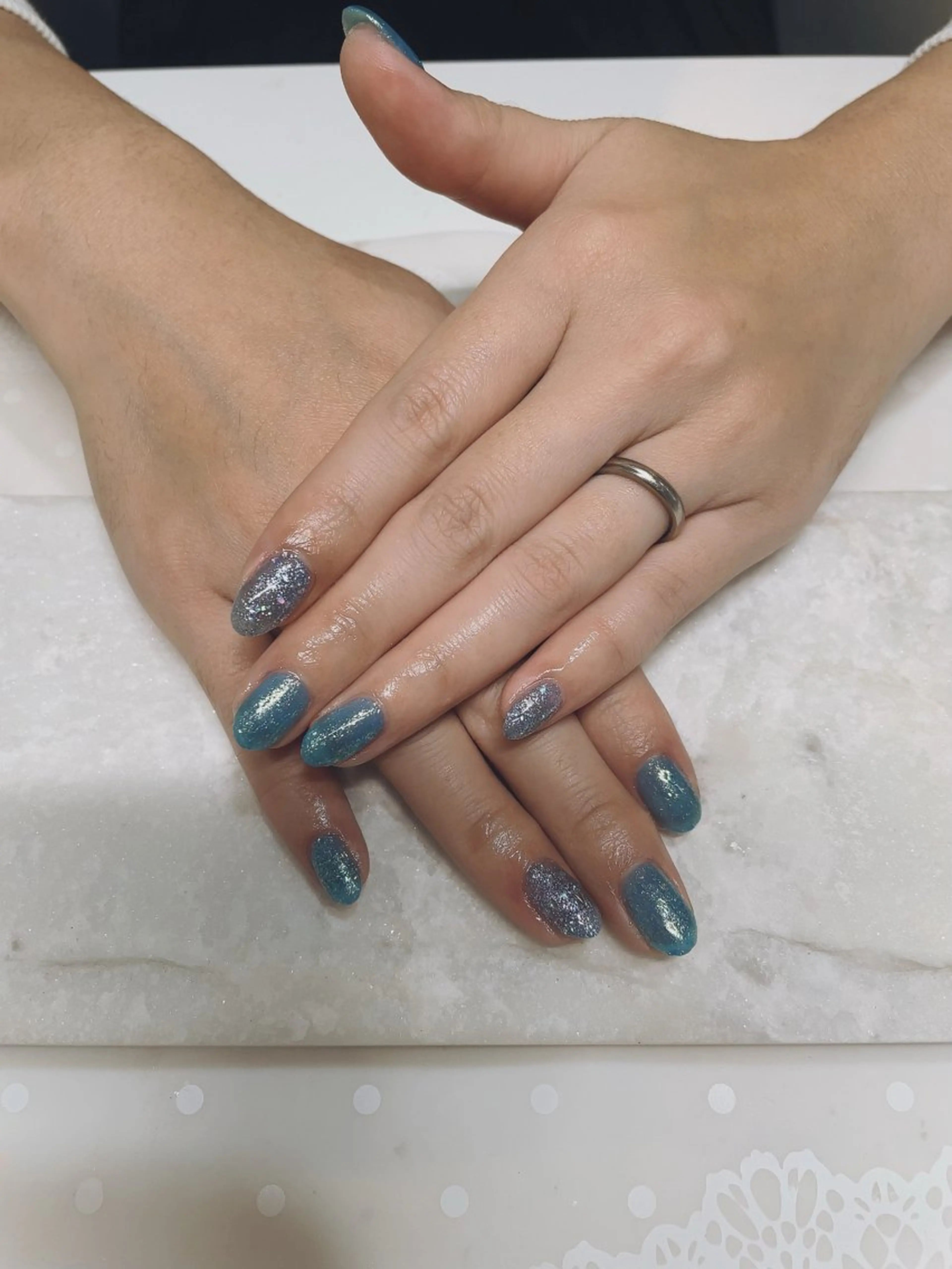 ネイル ラメ(グリッター) ワンカラーネイル atelier  Lig所属・ネイリスト shouのネイルデザイン