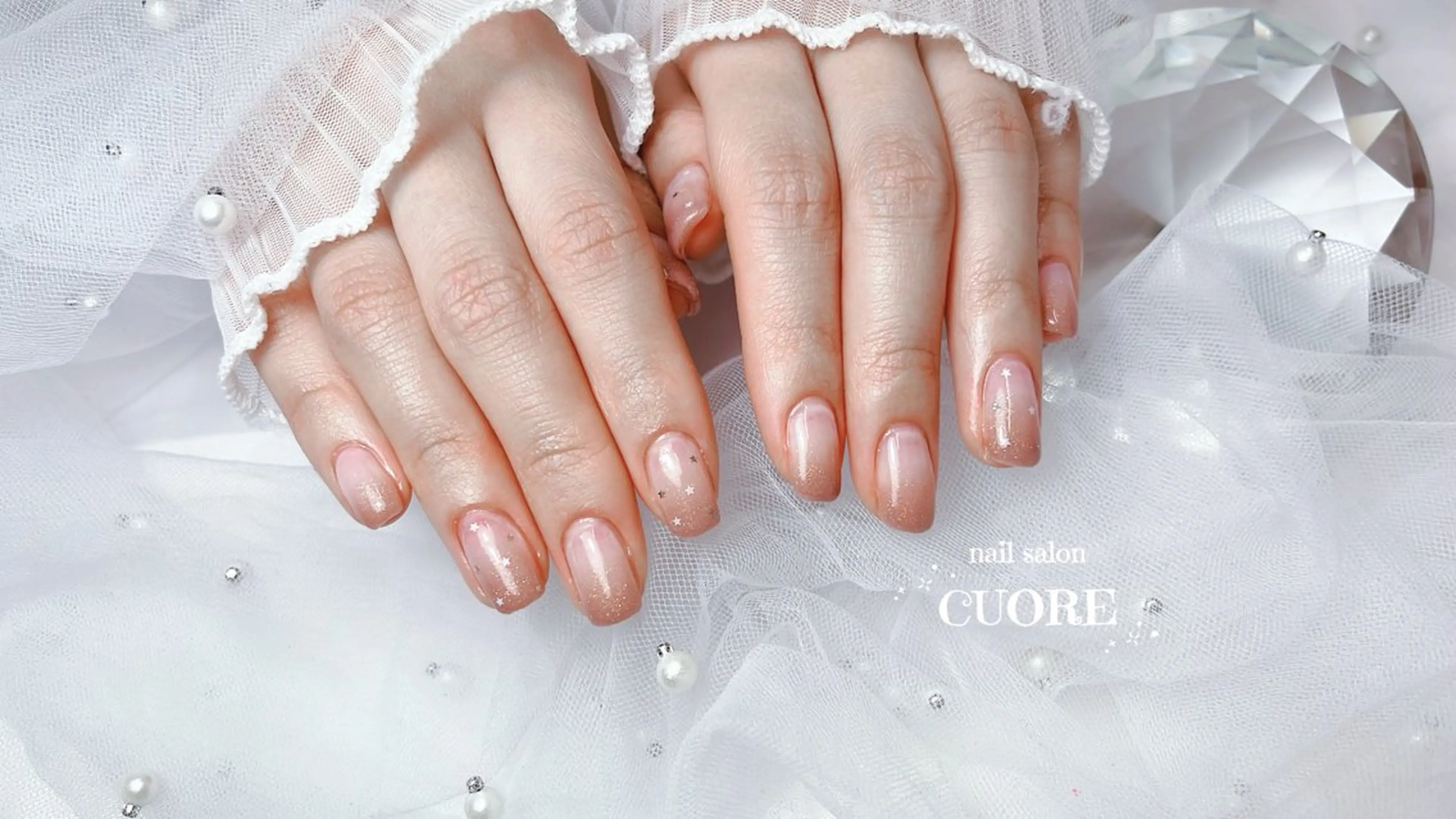 ネイル グラデーション オフィスネイル シンプルネイル ハンドネイル CUORE____nail所属・nail salon CUOREのネイルデザイン