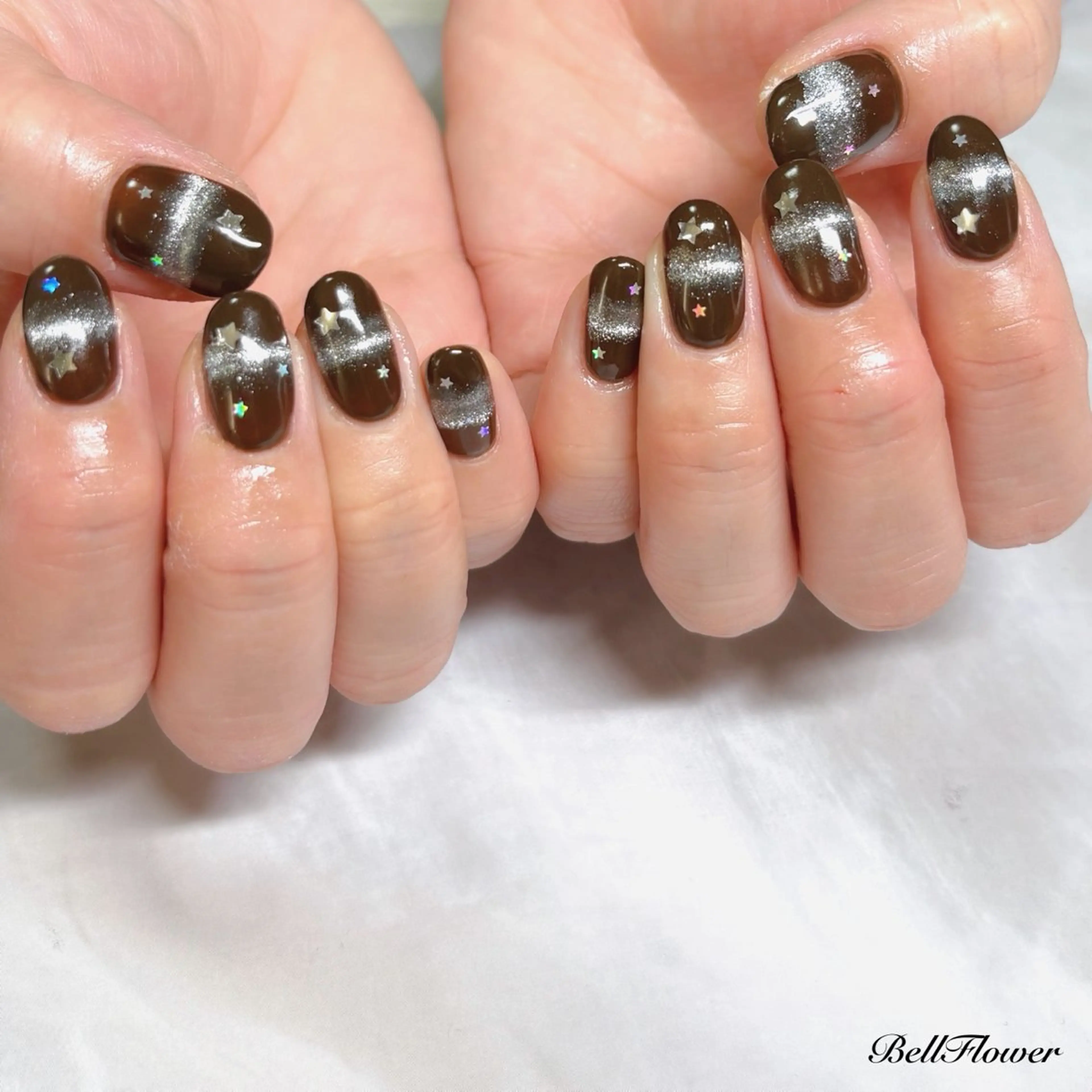 ネイル ハンドネイル Bell Flowerのネイルデザイン