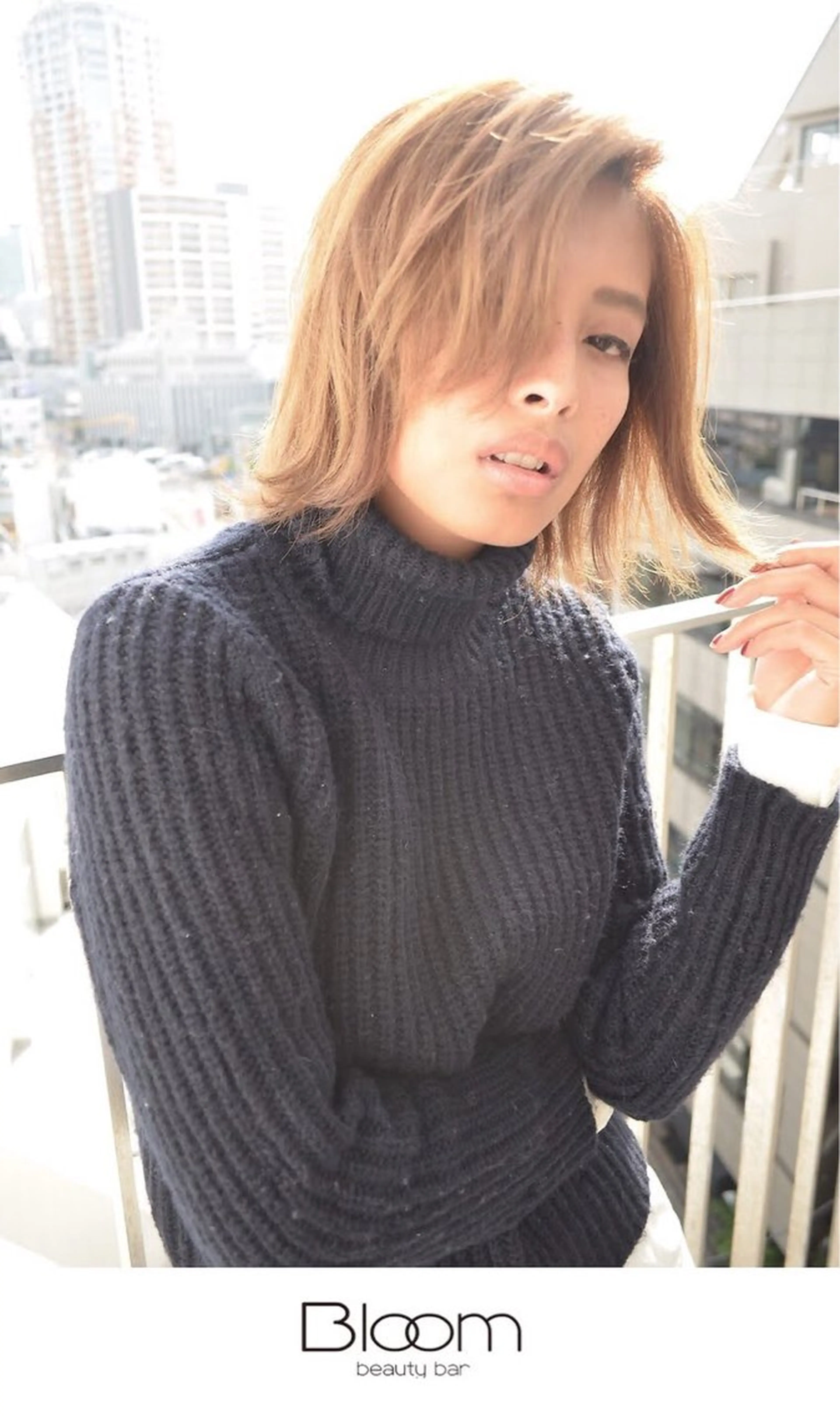 ミディアム Bloom beauty bar所属・小西 弘之［セミナー講師］のヘアスタイル