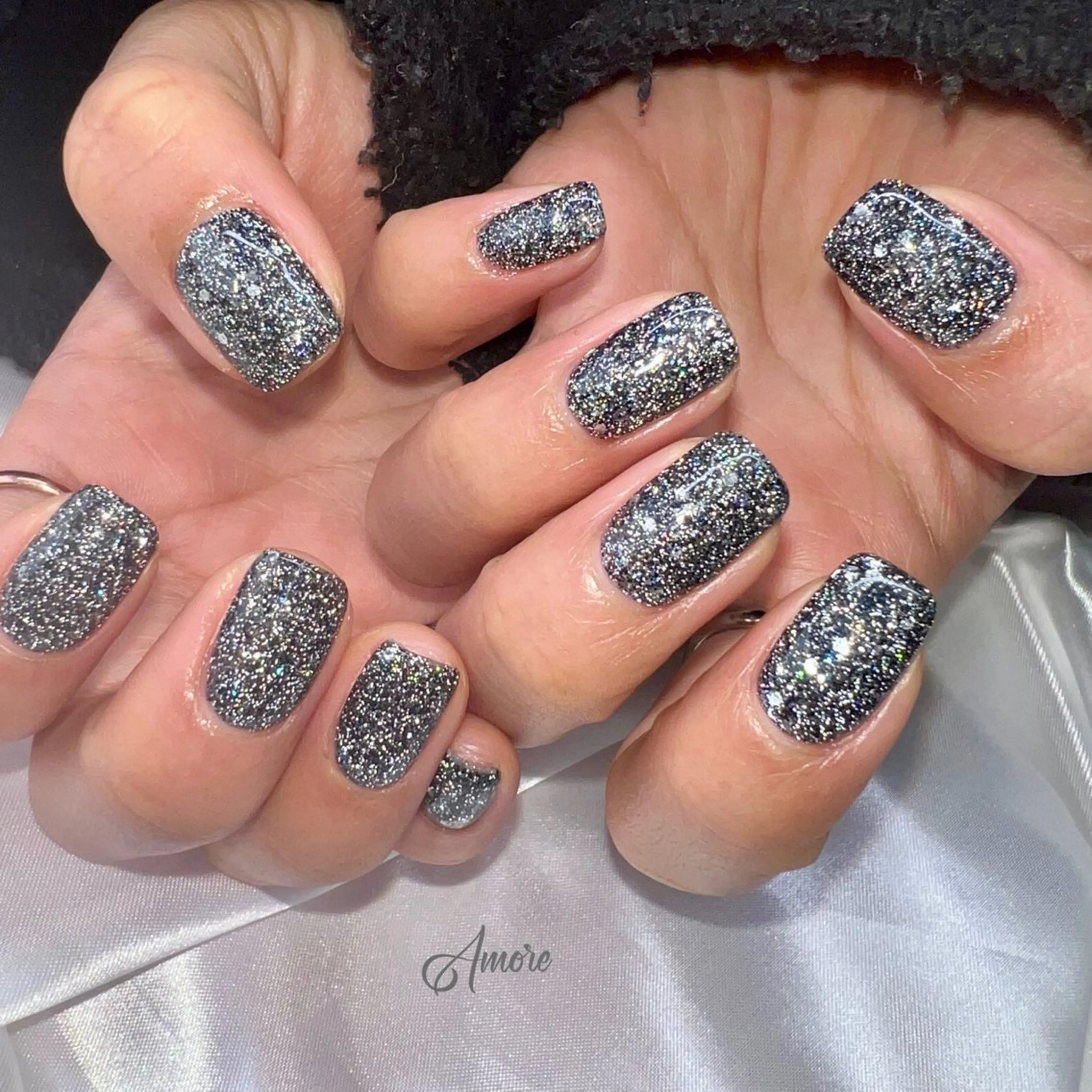 ネイル ジェルネイル キラキラネイル 韓国ネイル マグネットネイル パラジェル You kyehwaのネイルデザイン