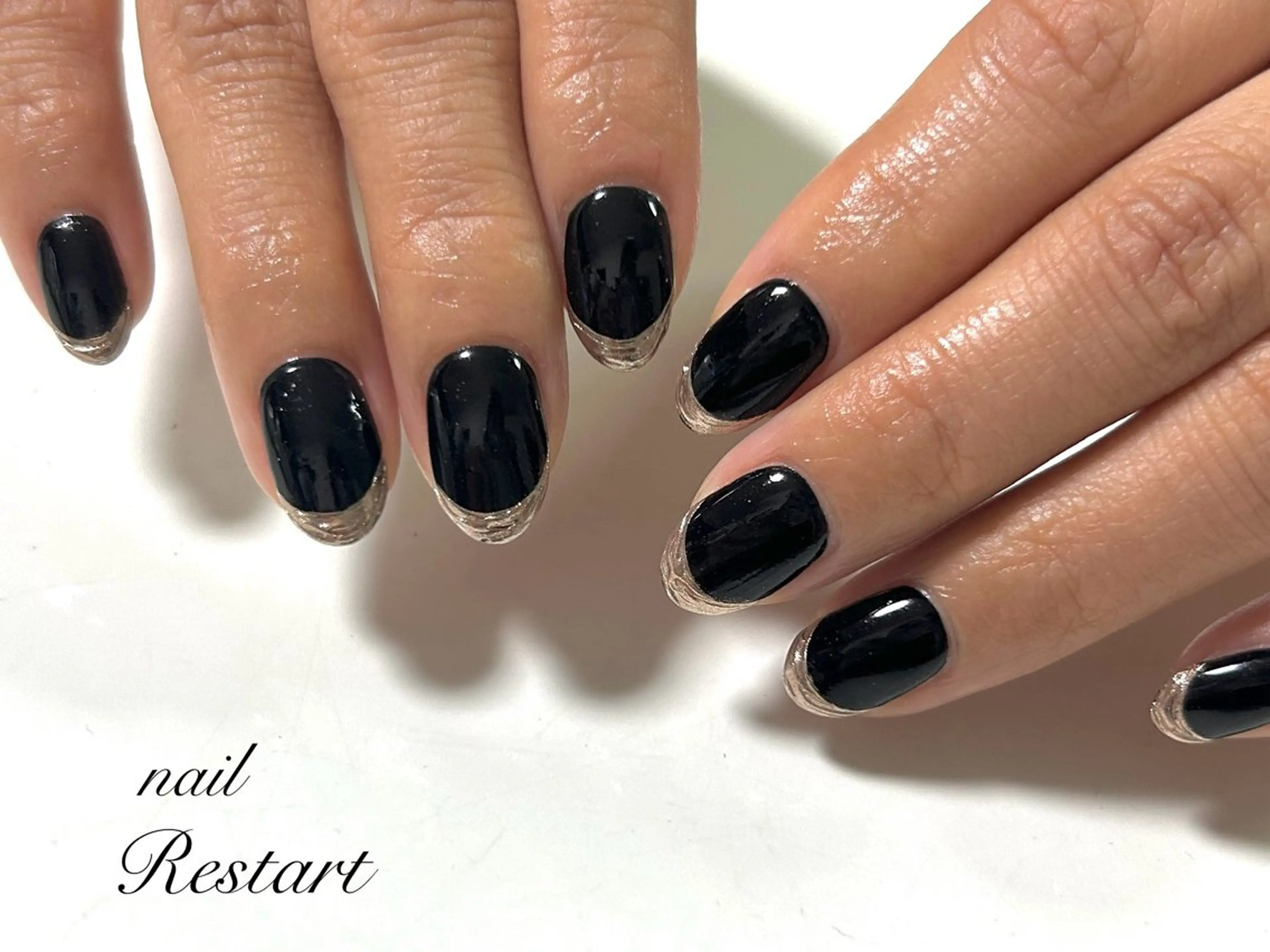 ショート ハンドネイル nail Restart所属・Restart YURIのネイルデザイン