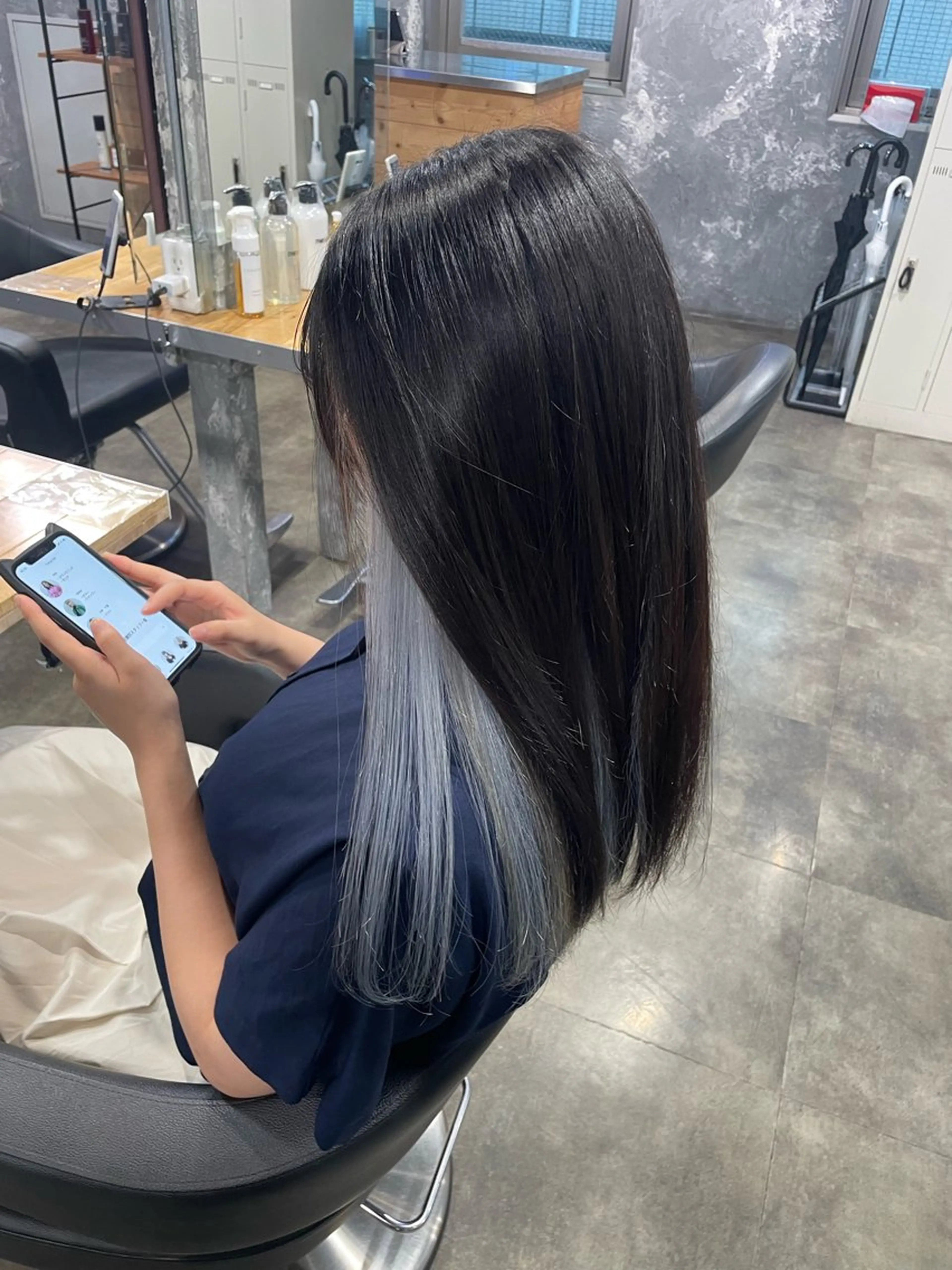 ロング カラー ヘアカラー ハイトーン 横浜💞ミオのヘアスタイル