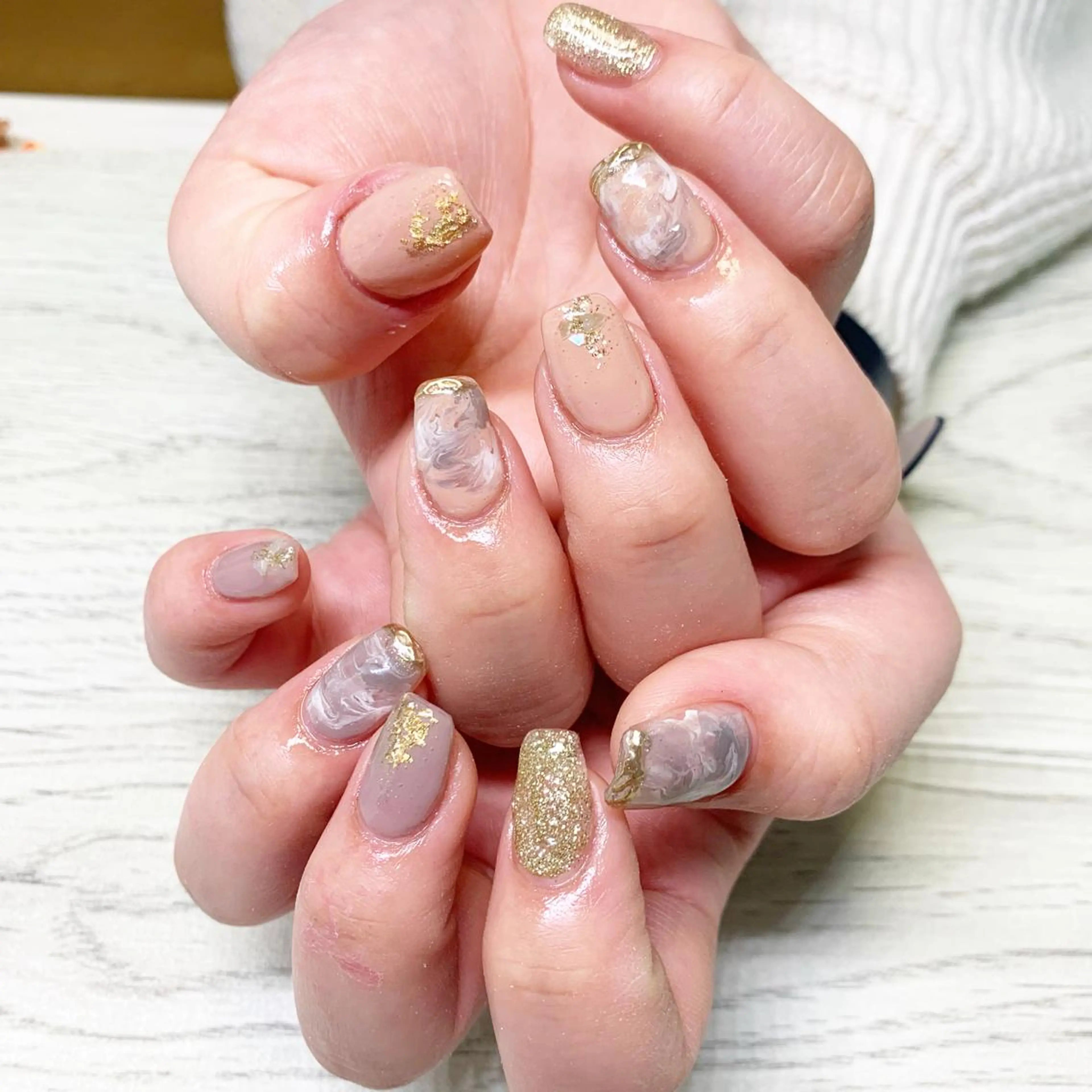 ネイル ハンドネイル フットネイル Adite nailのネイルデザイン