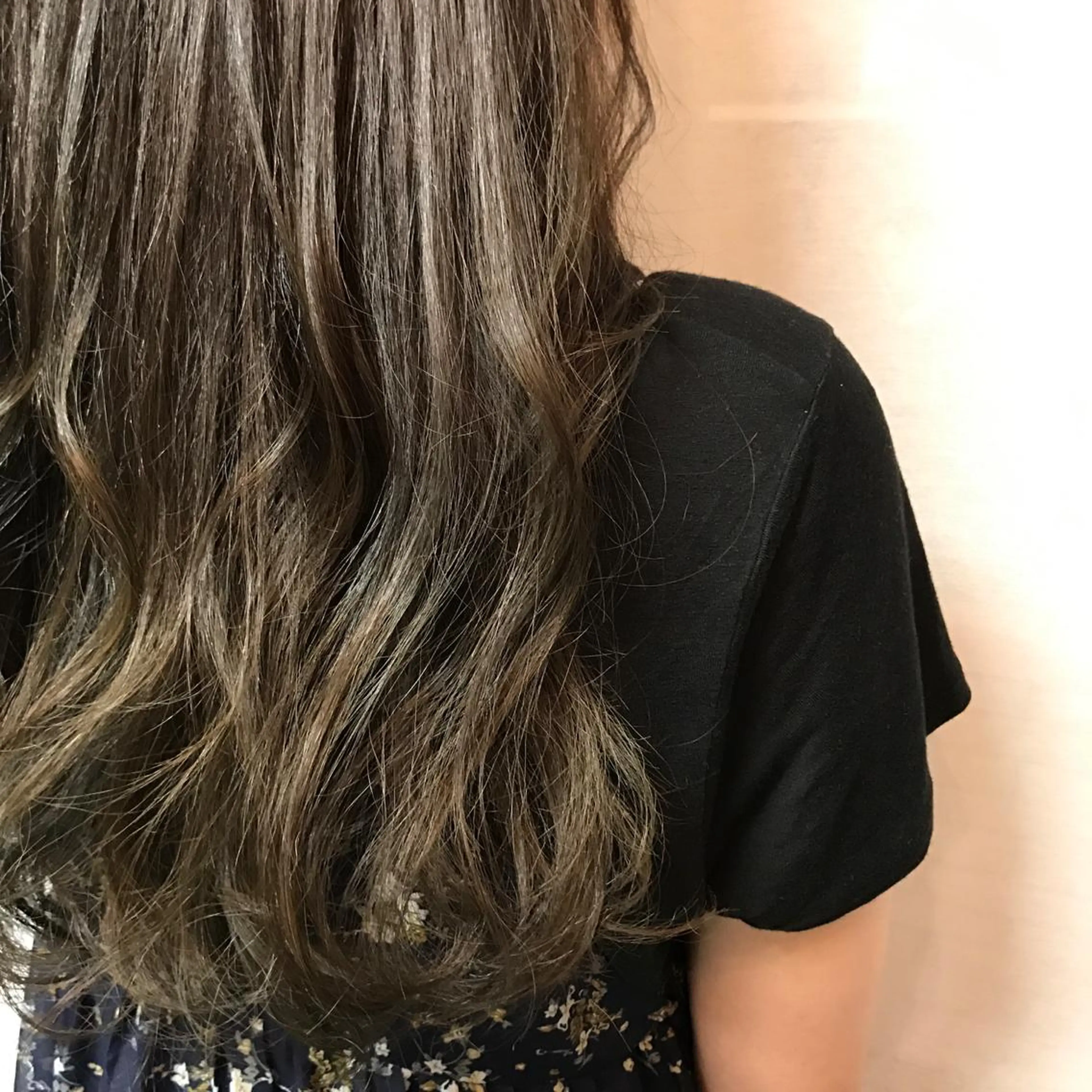 ロング カラー ヘアアレンジ アッシュ アッシュブラウン ブラウンカラー clan所属・Satsuki ✂︎♡のヘアスタイル