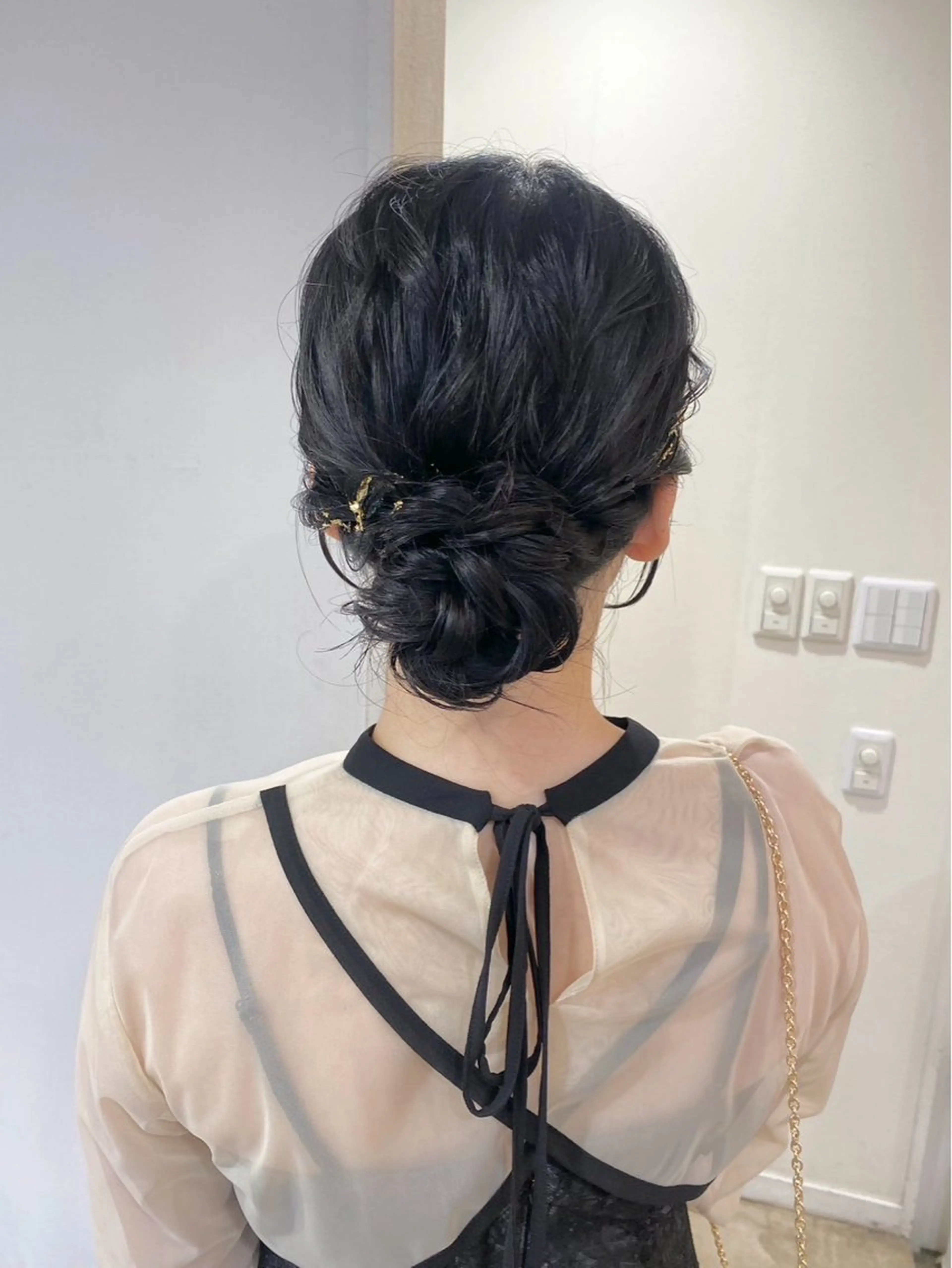 🫧先着3名限定🫧　ヘアセット『シニヨン』の写真