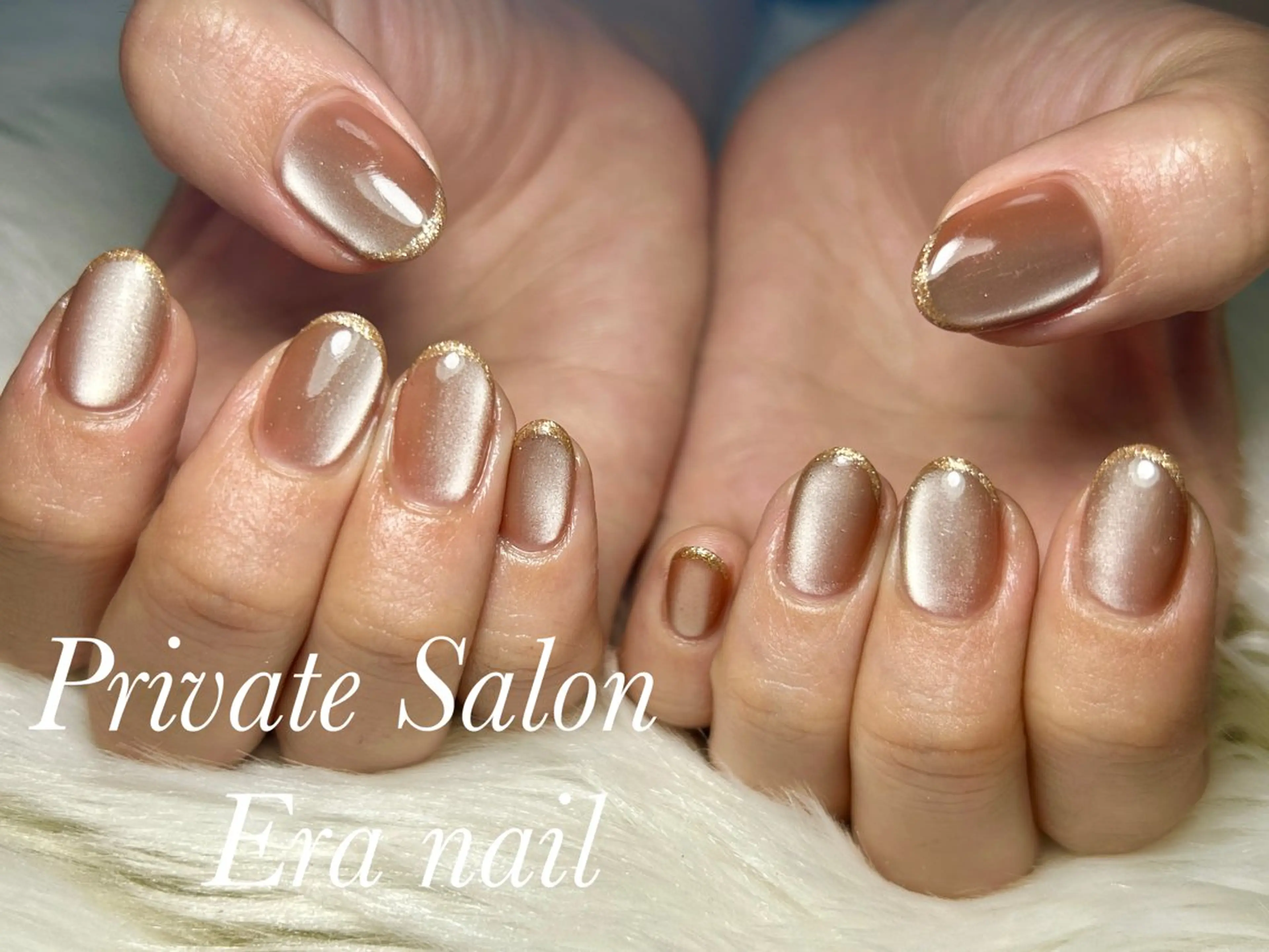 ネイル ラメ(グリッター) マグネットネイル ハンドネイル Era nailのネイルデザイン