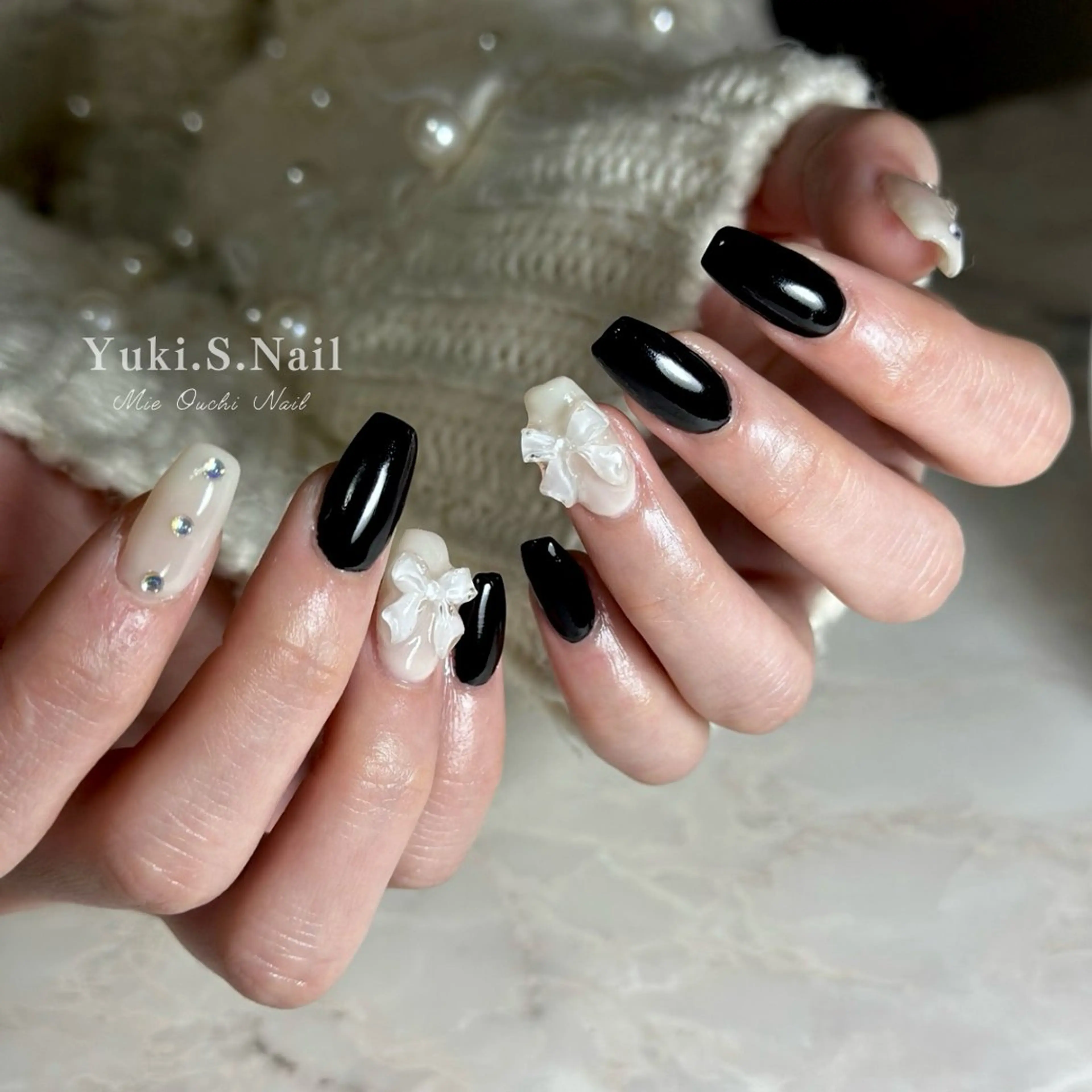 ロング ハンドネイル Yuki S.Nailのネイルデザイン