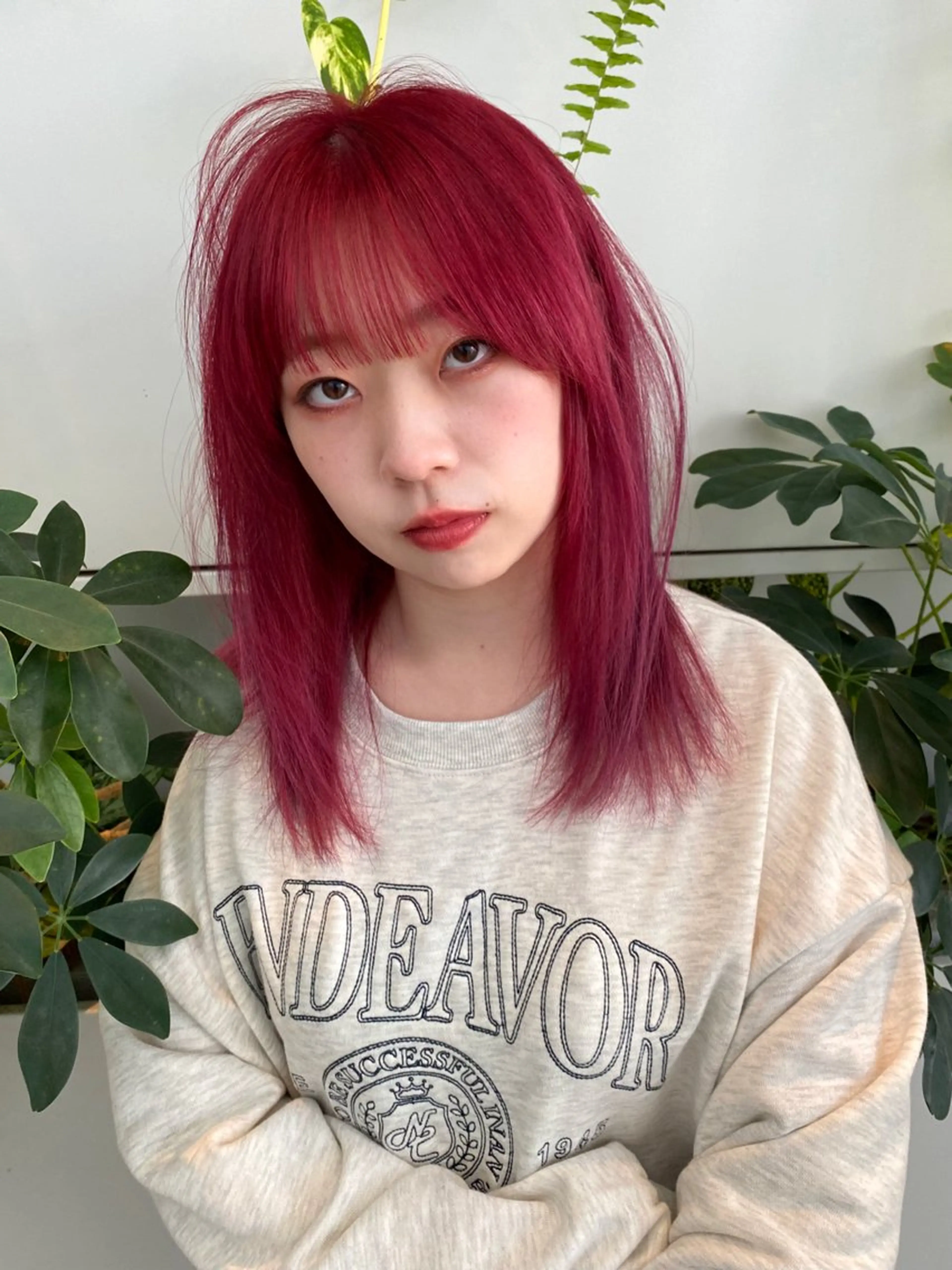 セミロング カラー ハロウィン カット ヘアカラー トリートメント mai / linoah˚✧のヘアスタイル