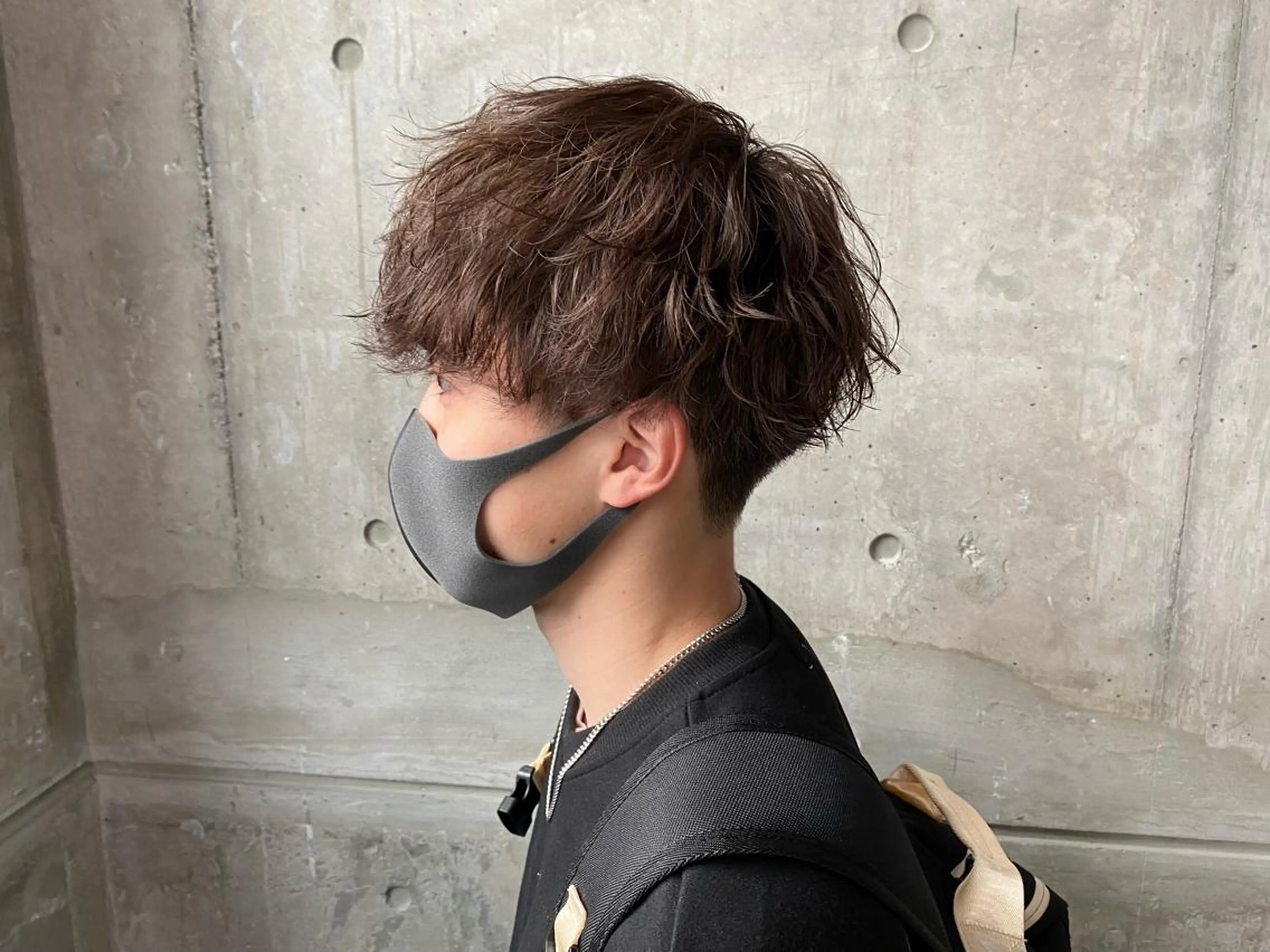 カラー パーマ メンズ カット ヘアカラー パーマ トリートメント 大人っぽ♡上品な暖色 ♡ブリーチなし♡のヘアスタイル