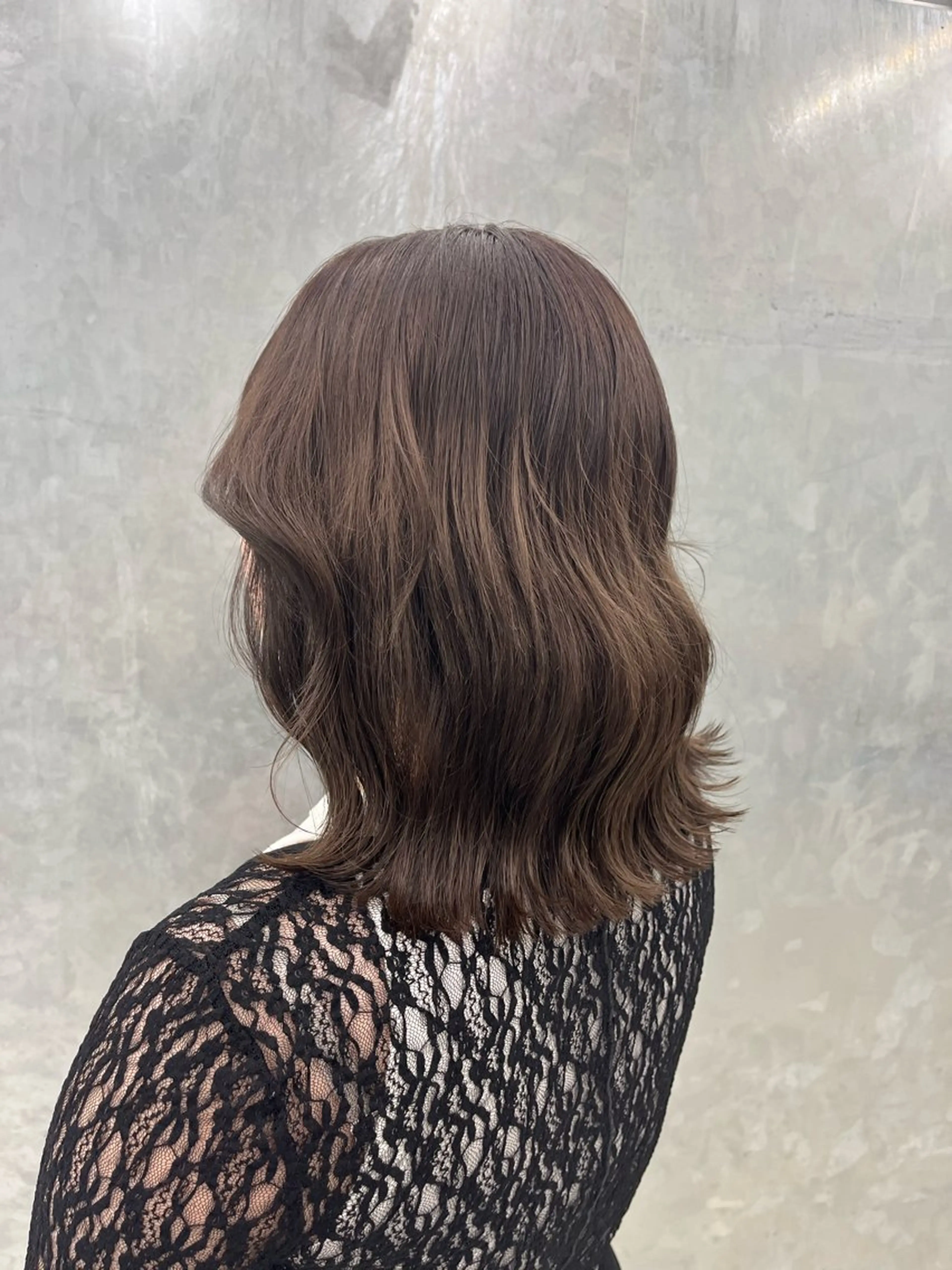 ミディアム カラー アッシュ アッシュブラウン ブラウンカラー 神作 汐里　江古田 /透明感カラー🌿のヘアスタイル