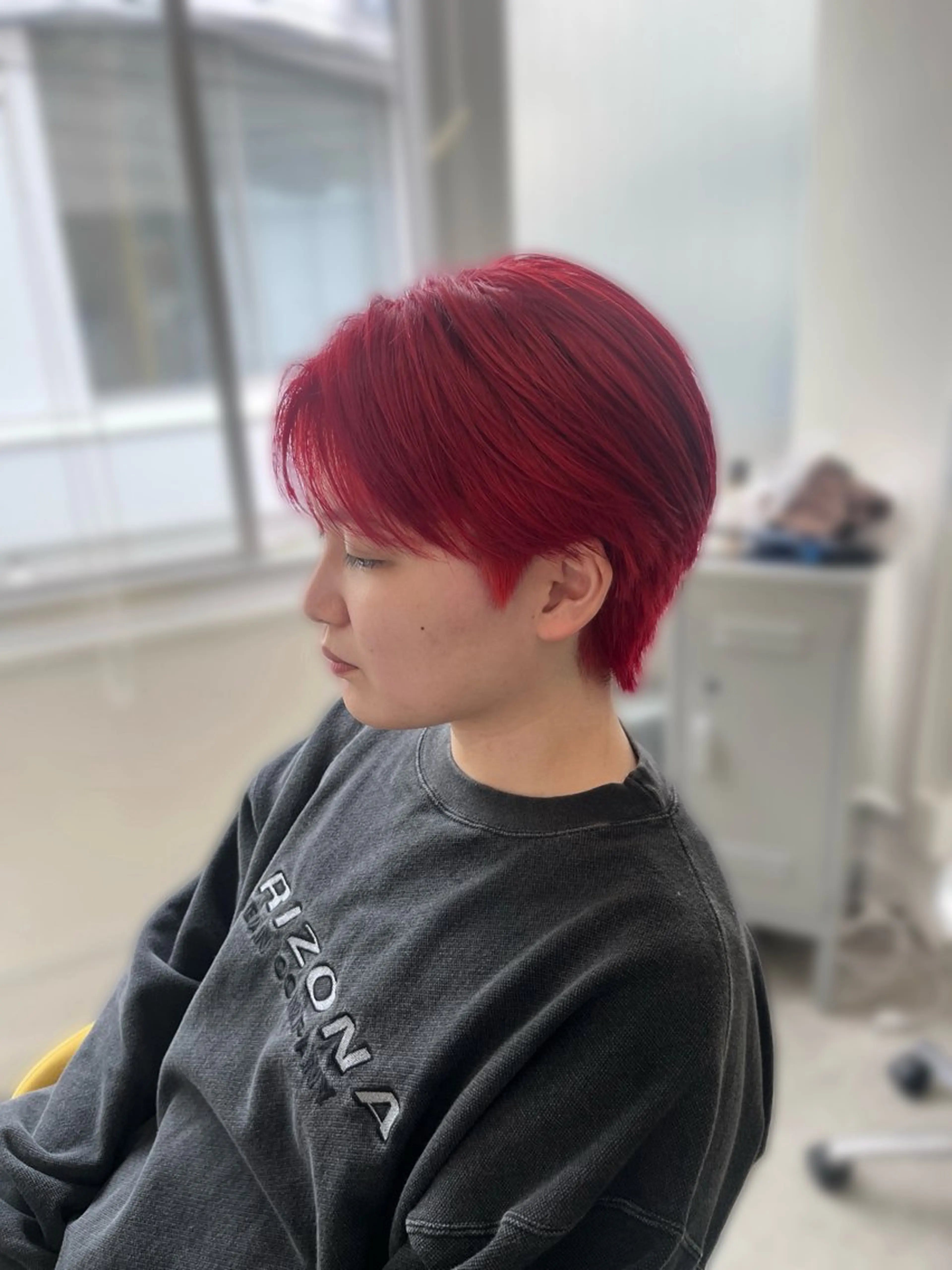 カラー メンズ メンズブリーチ ブリーチ レッドカラー カット ヘアカラー トリートメント 💠つたふうか/ 韓国/メンズヘア💠のヘアスタイル